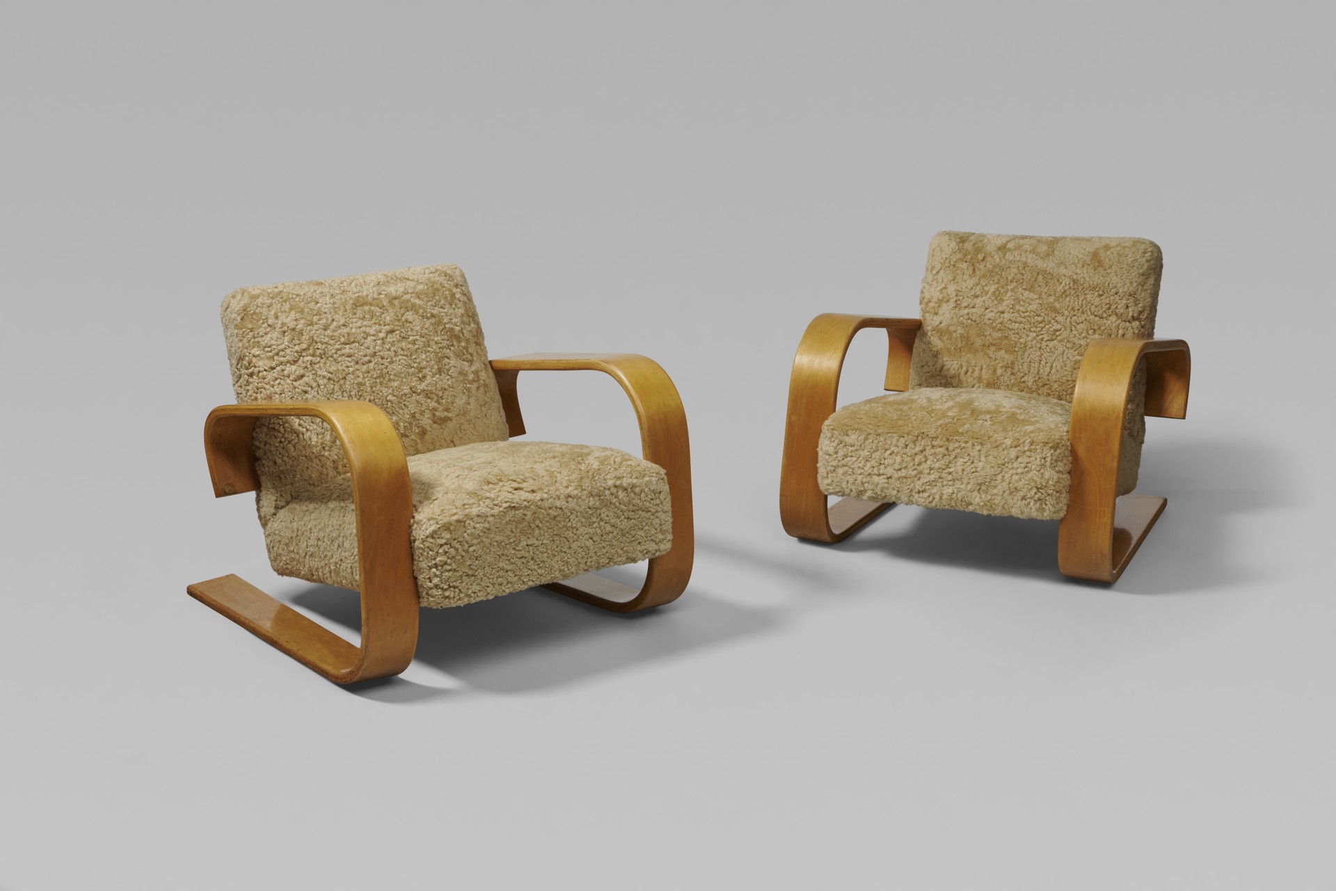 Pair of 'Tank' Armchairs