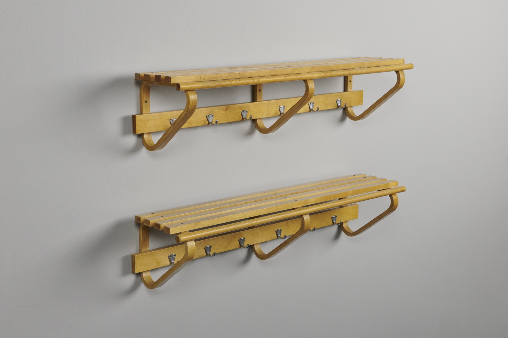 Pair of Coat Racks / Shelves image 3