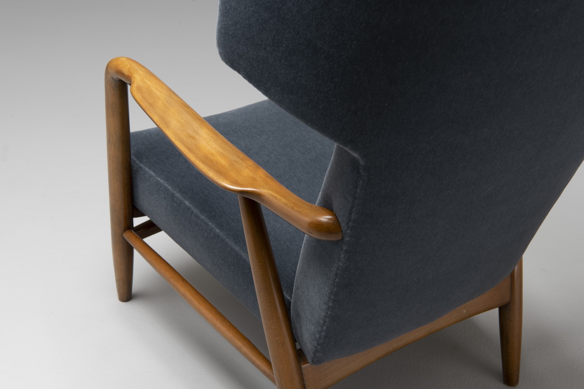 Pair of Wingback Easy Chairs image 4