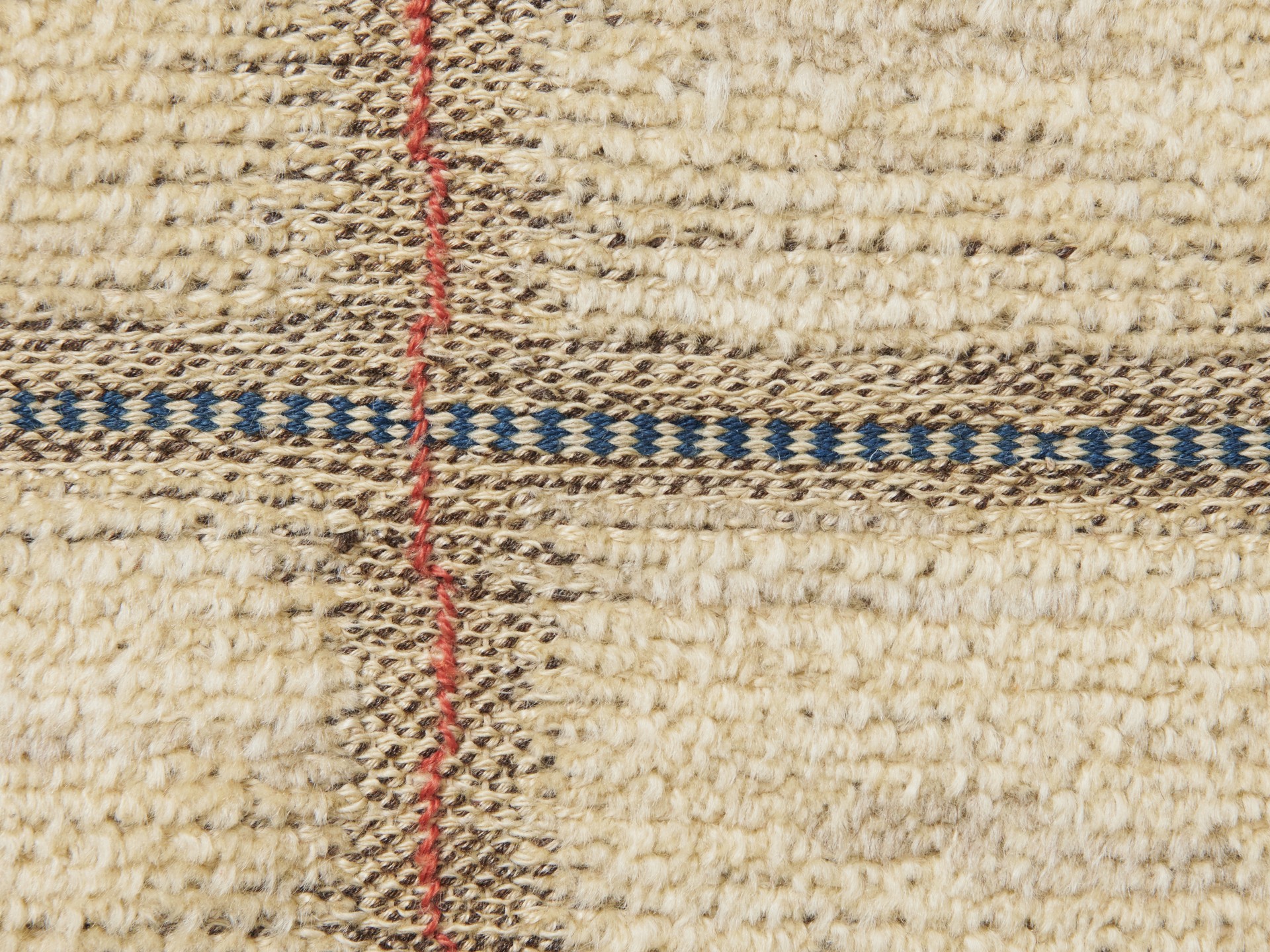 'Rutig Vit Halvflossa' Carpet image 7