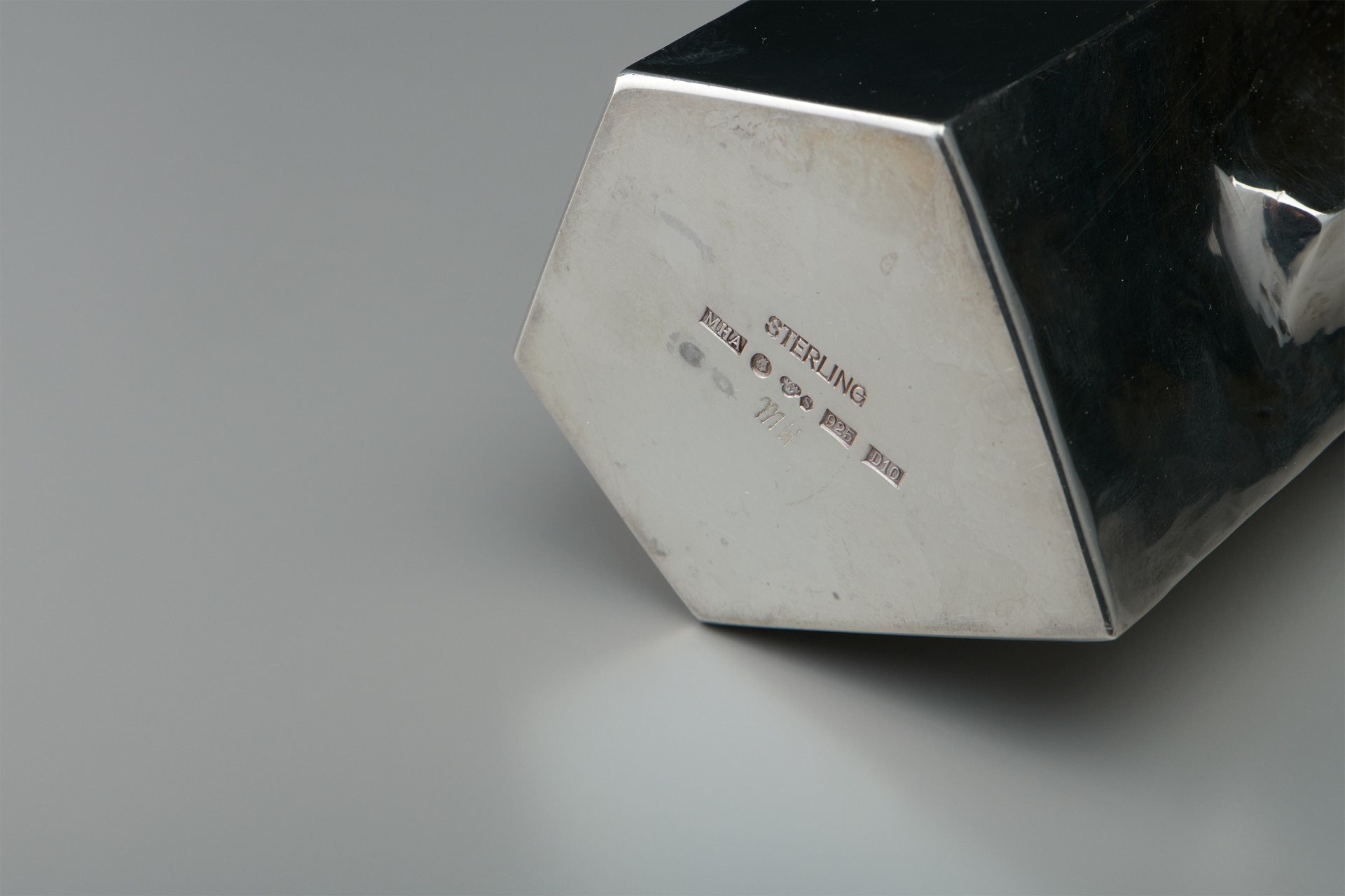 Brutalist Silver Vase image 4