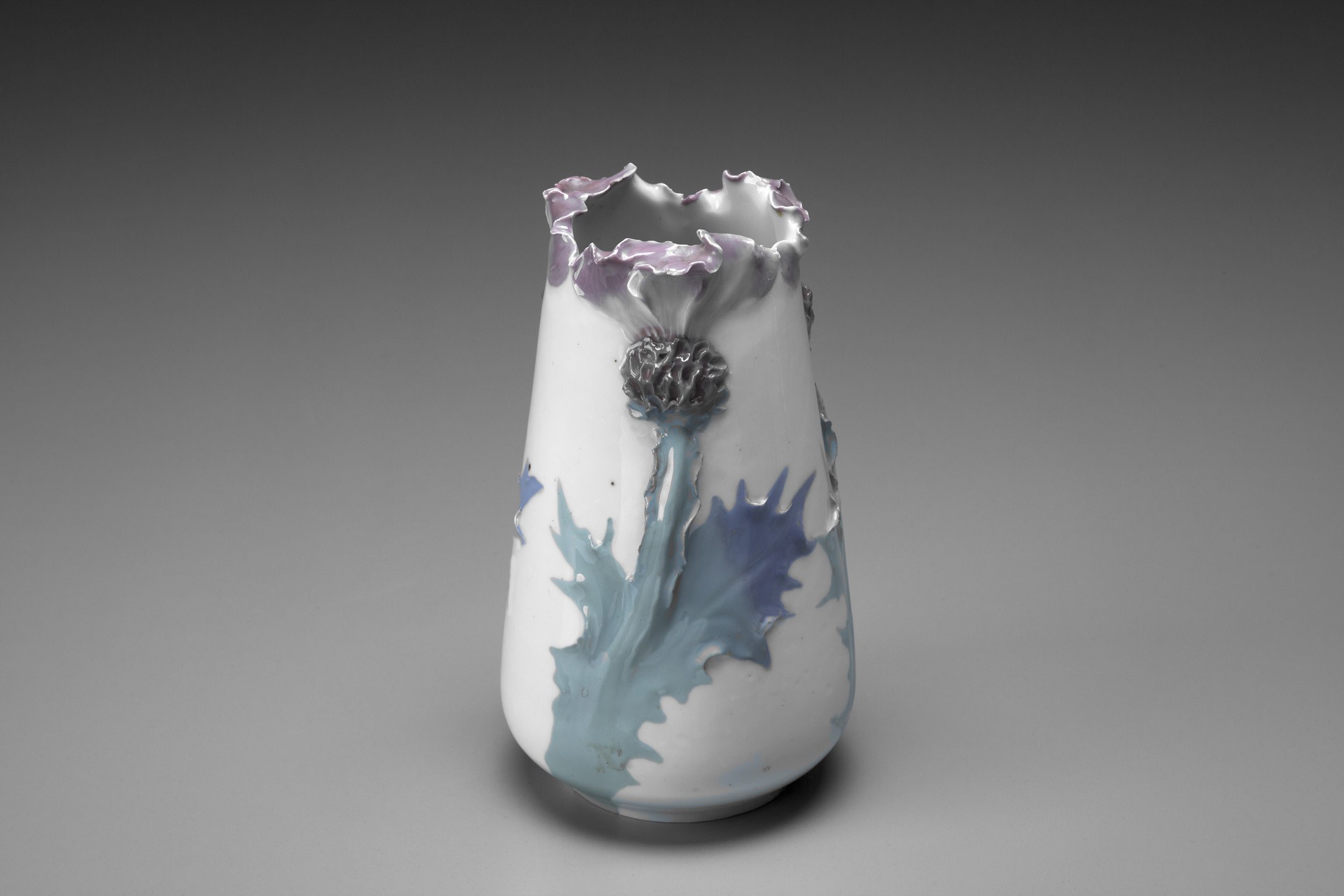Art Nouveau Thistle Vase