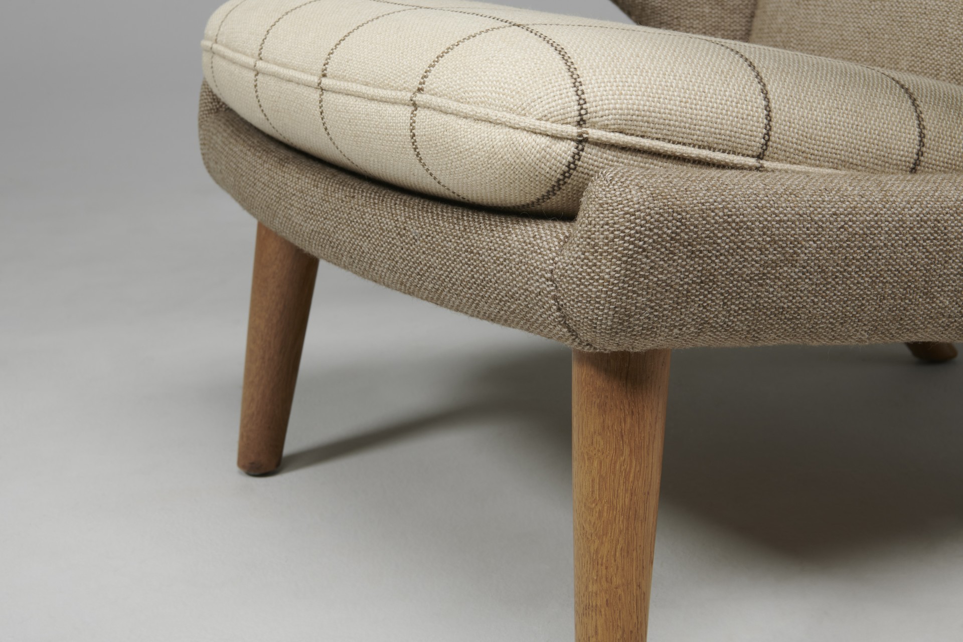 'Papa Bear' Armchair and Ottoman image 6
