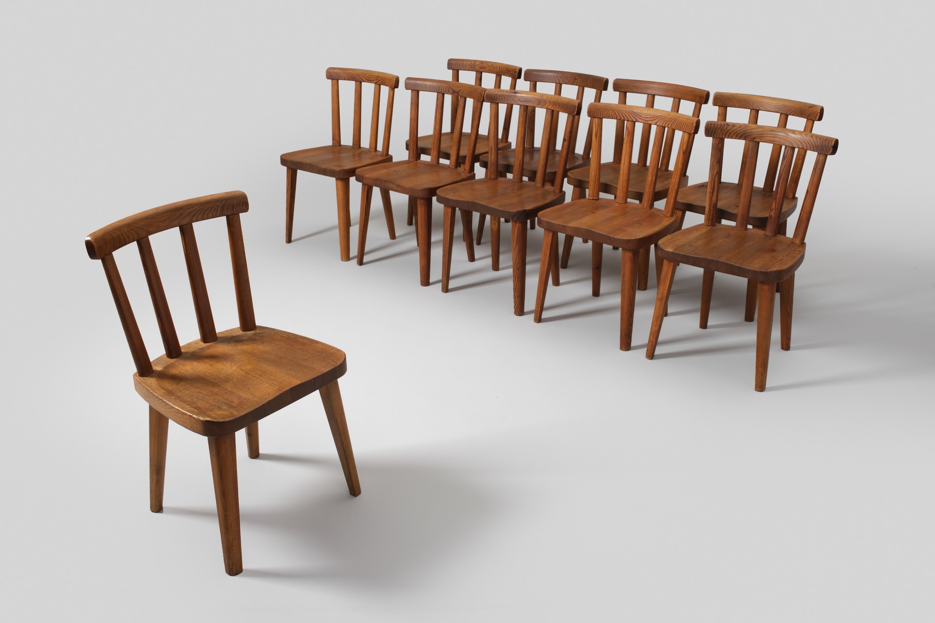 Set of Ten "Utö" Dining Chairs