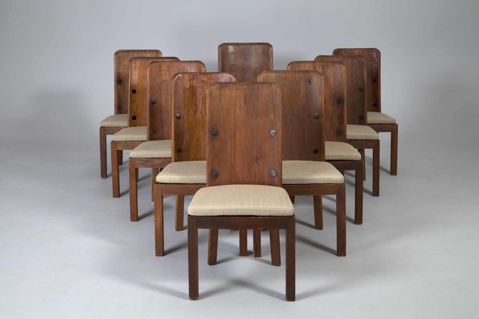 Set of Ten Axel Einar Hjorth "Lovö" Chairs image 2