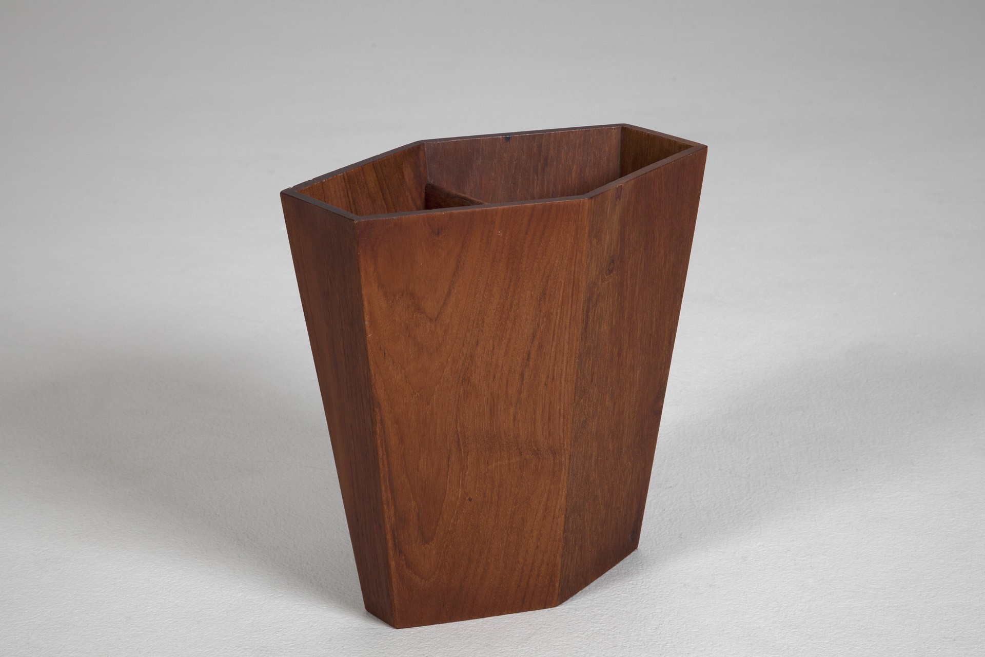 Teak Paper Basket