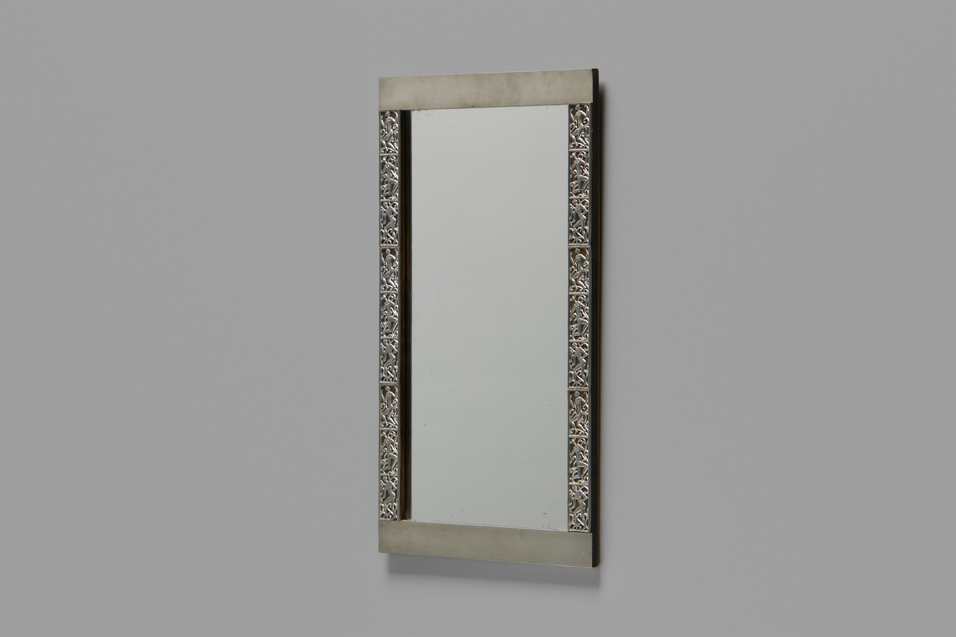 Swedish Pewter Mirror image 2