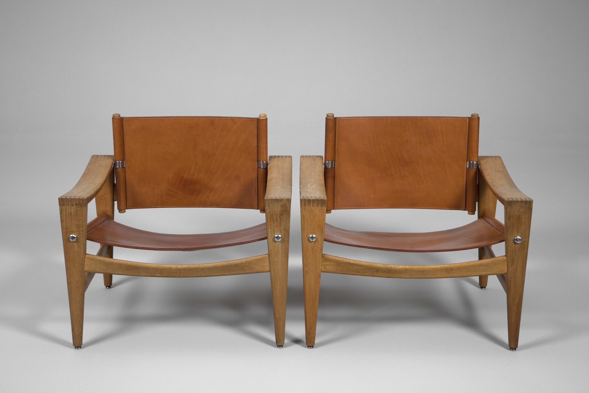 Pair of 'Sawbuck' Chairs image 3