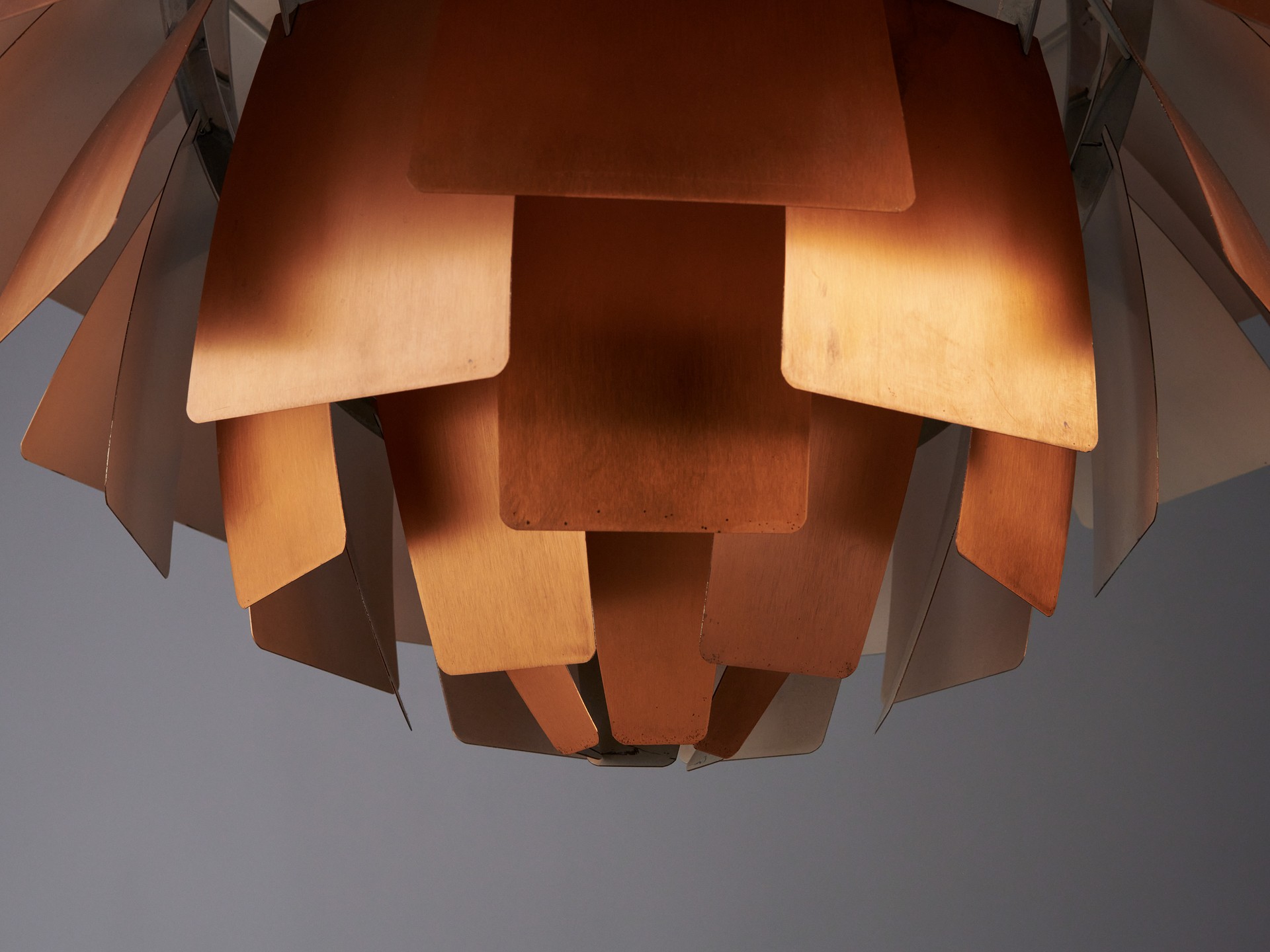 Large and Early Artichoke Ceiling Lamp image 9