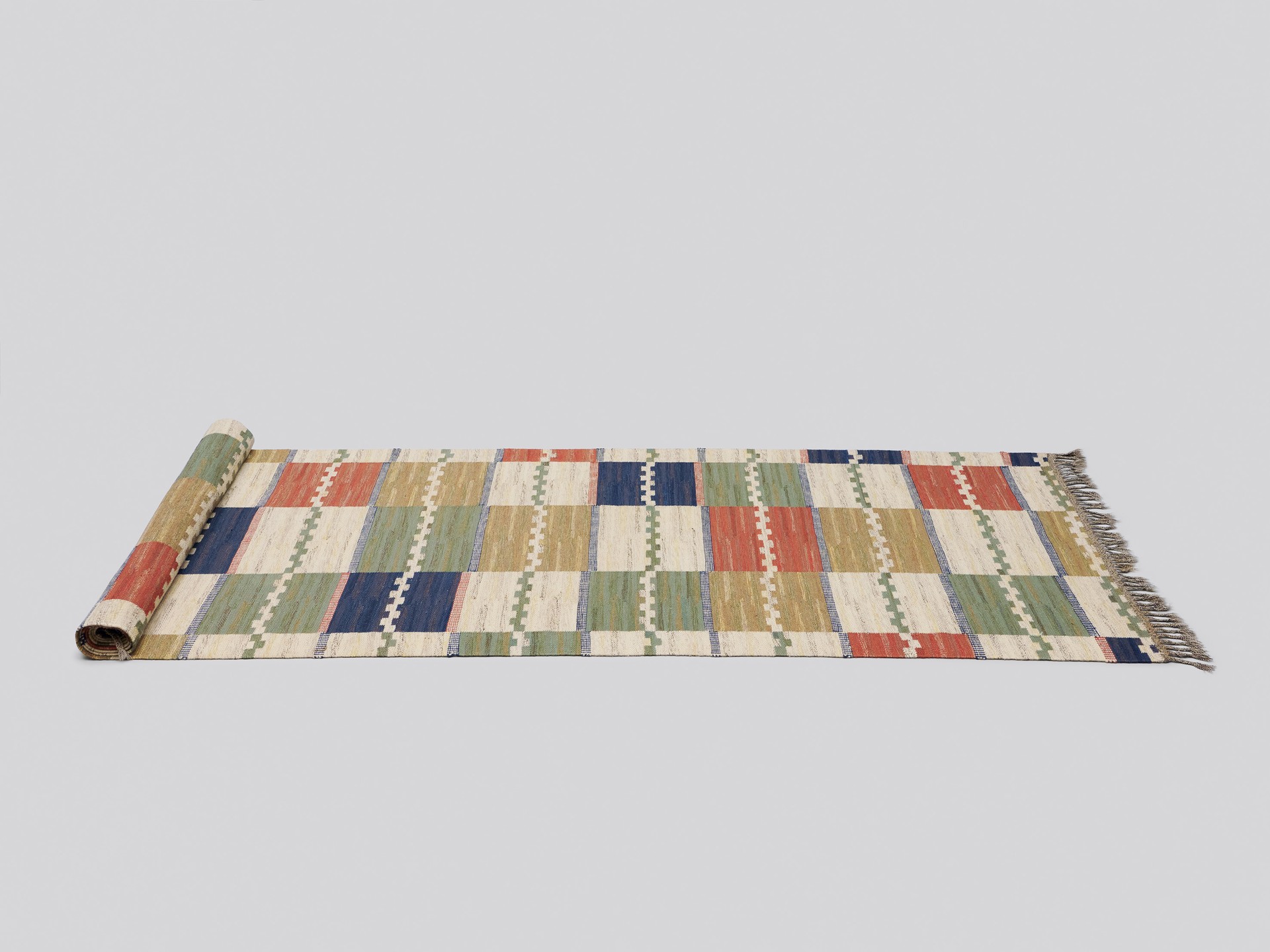 'Vita rutmattan' Rug image 2