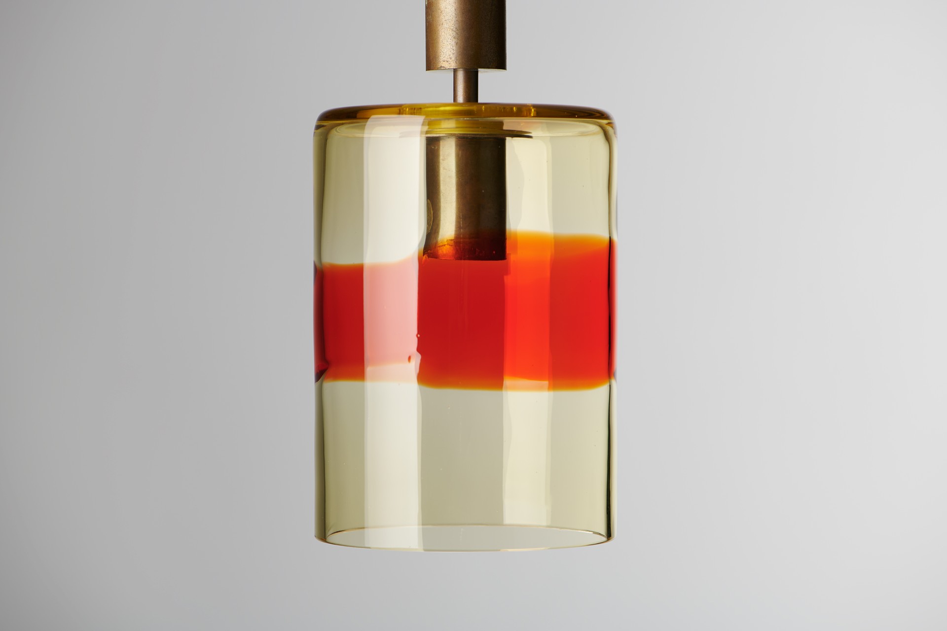 Two Small Cylinder Ceiling Lamps image 3