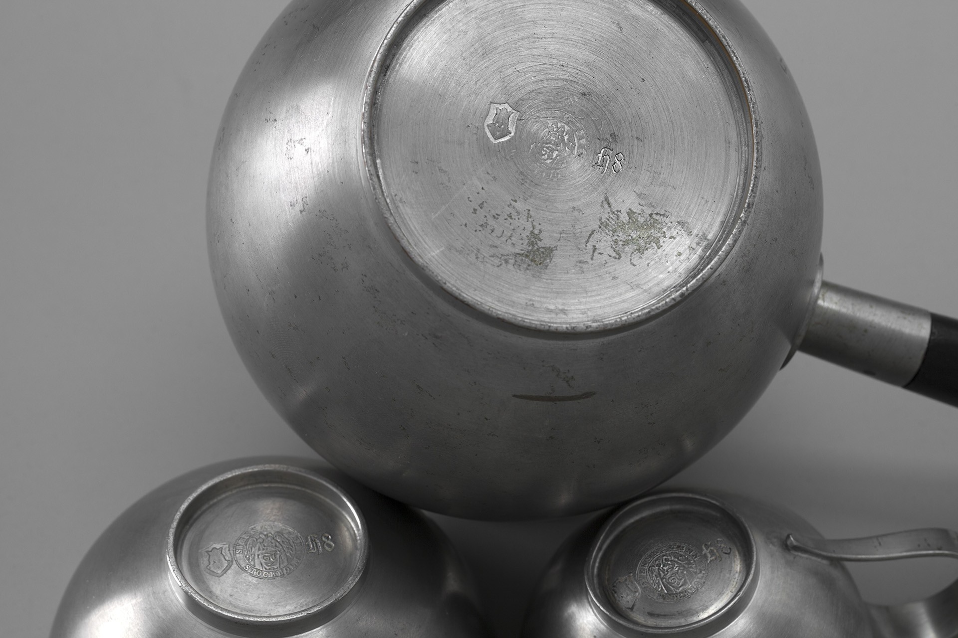 Pewter Tea Set image 4