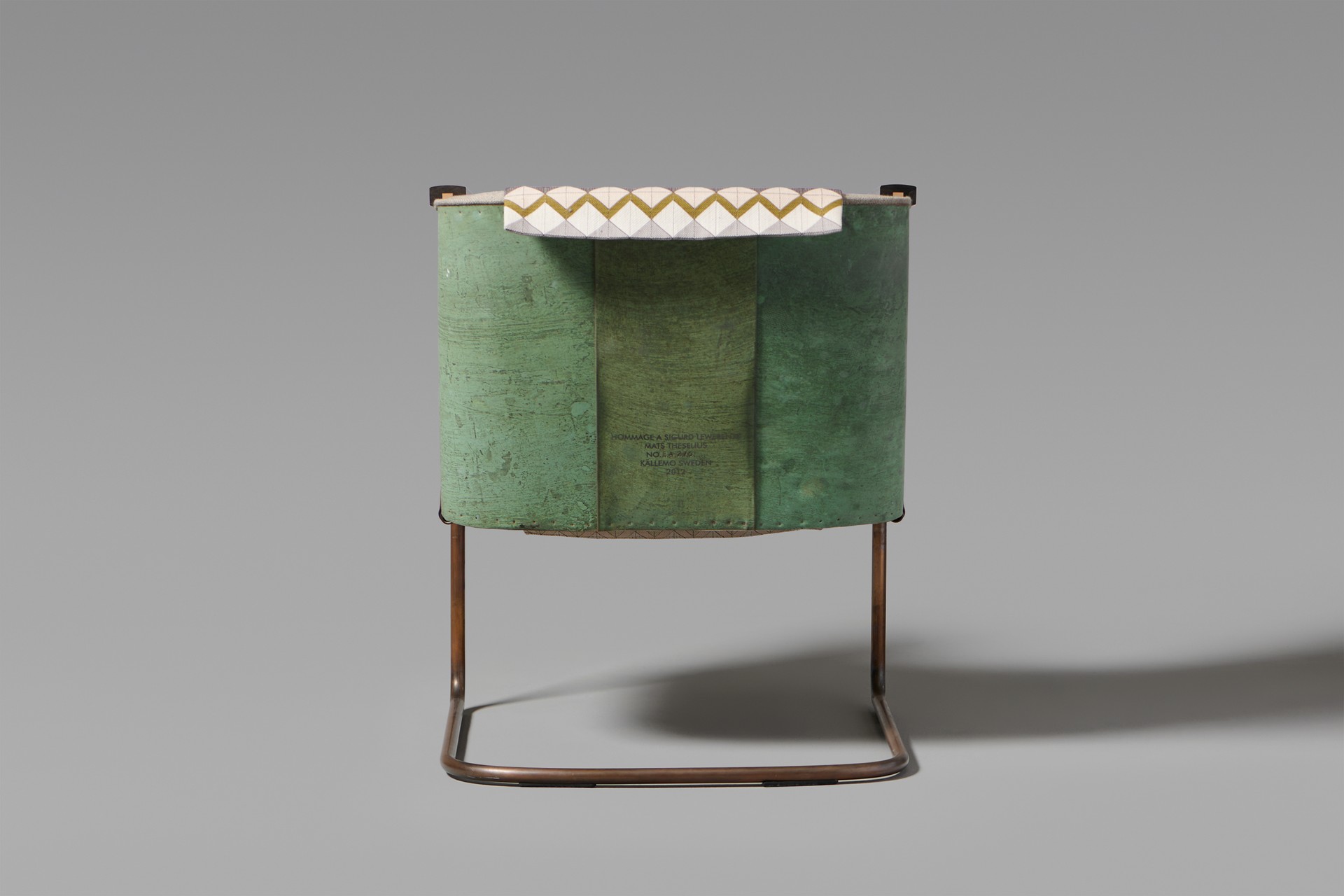 Two "Hommage à Sigurd Lewerentz" Cantilever Armchairs image 5