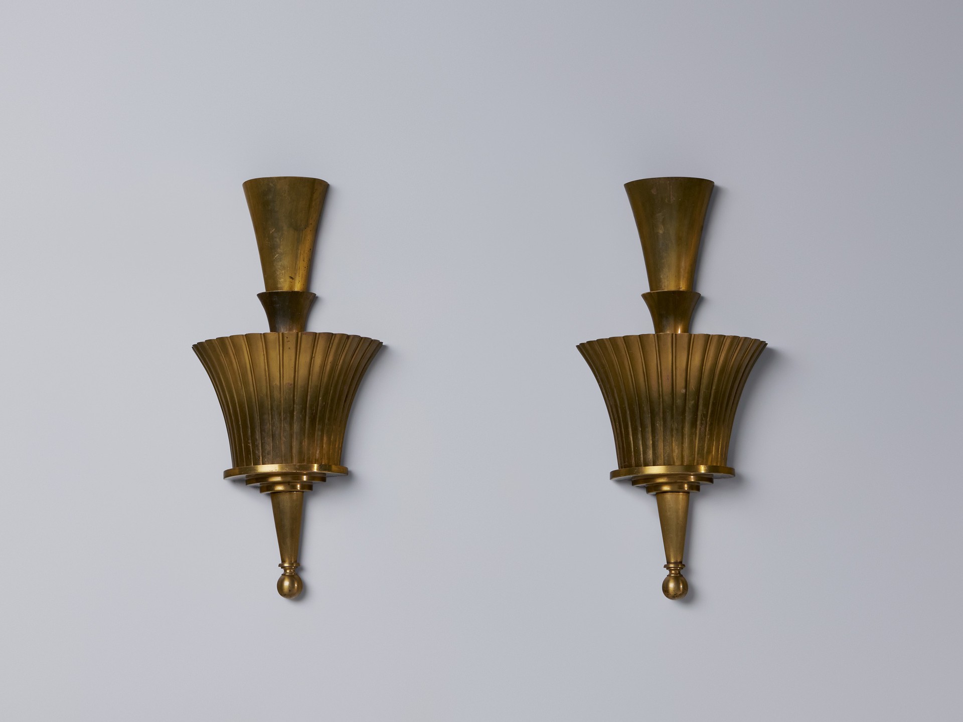 Pair Swedish Grace Wall Lamps image 2