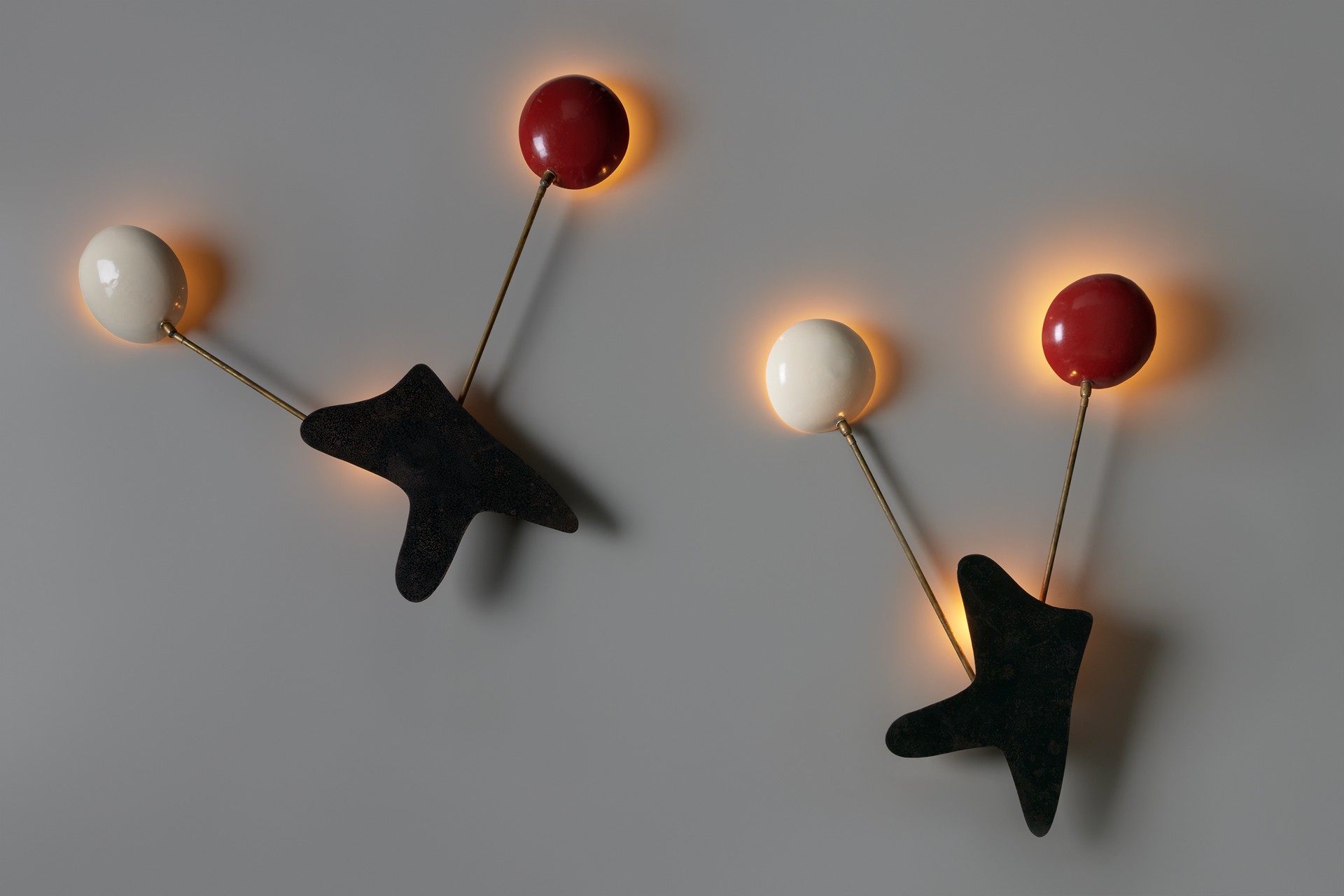 Pair of Italian Adjustable Wall Lamps