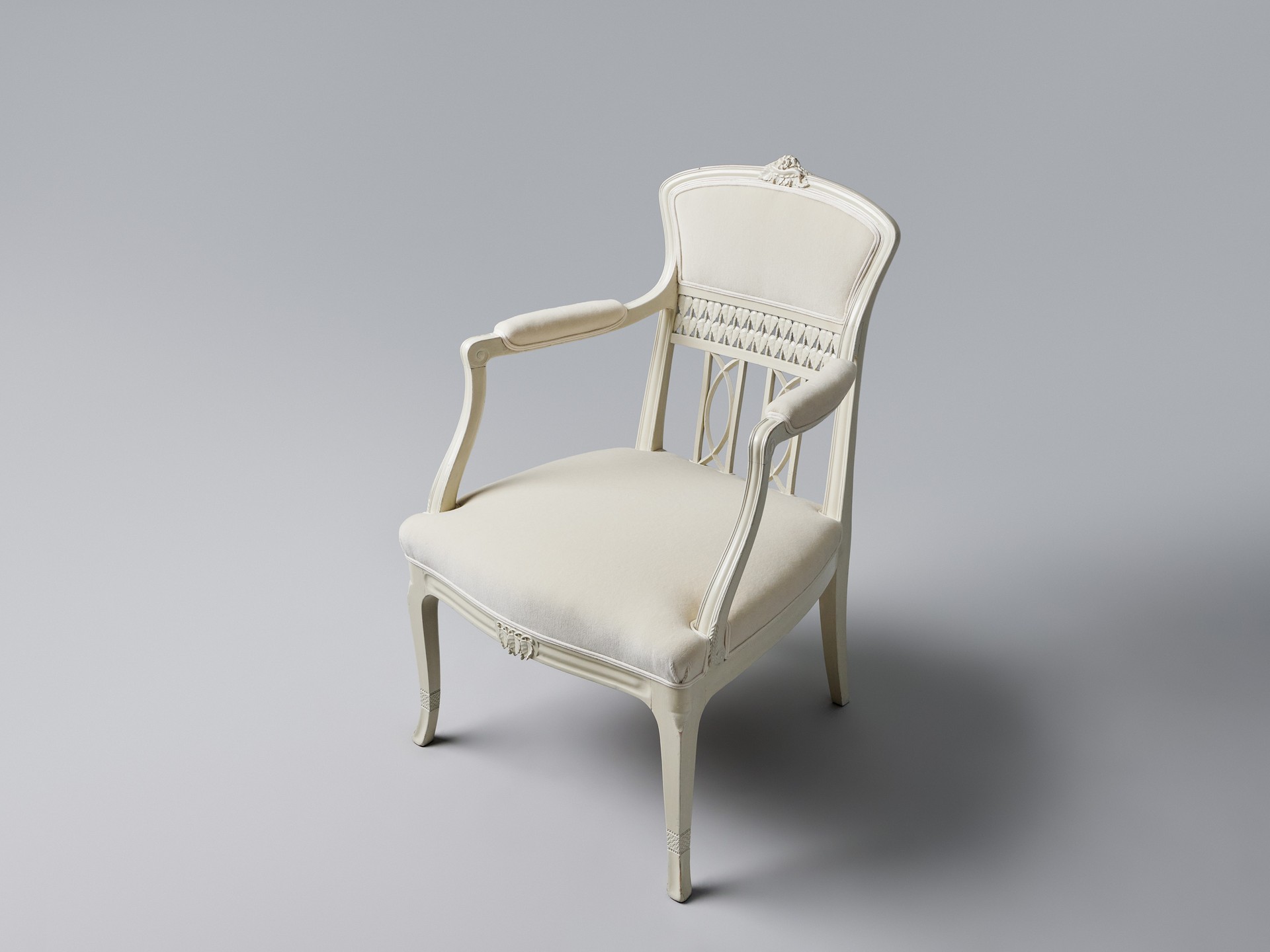 Art Nouveau Armchair and Stool image 3