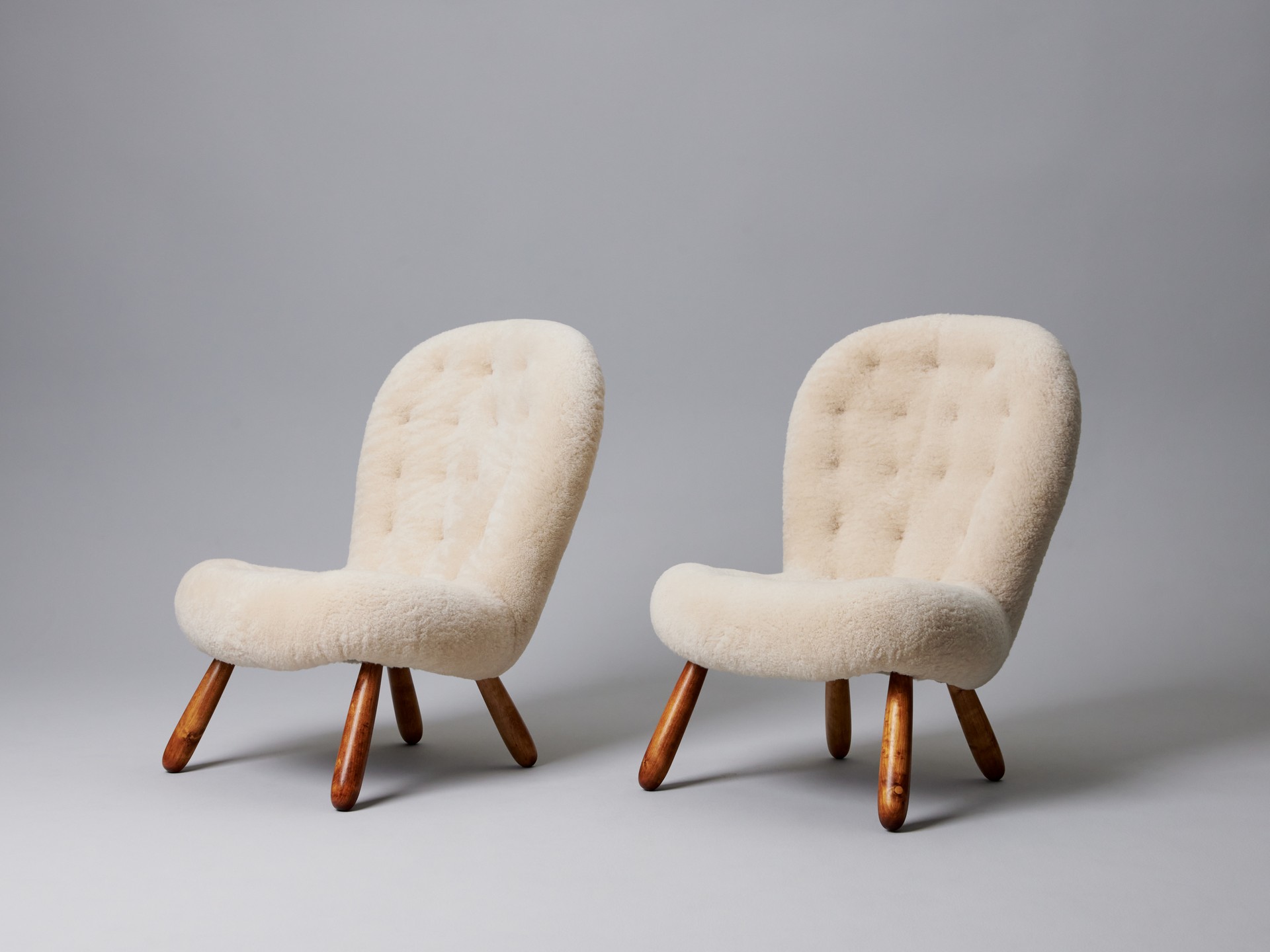 Pair of 'Clam' Chairs image 2