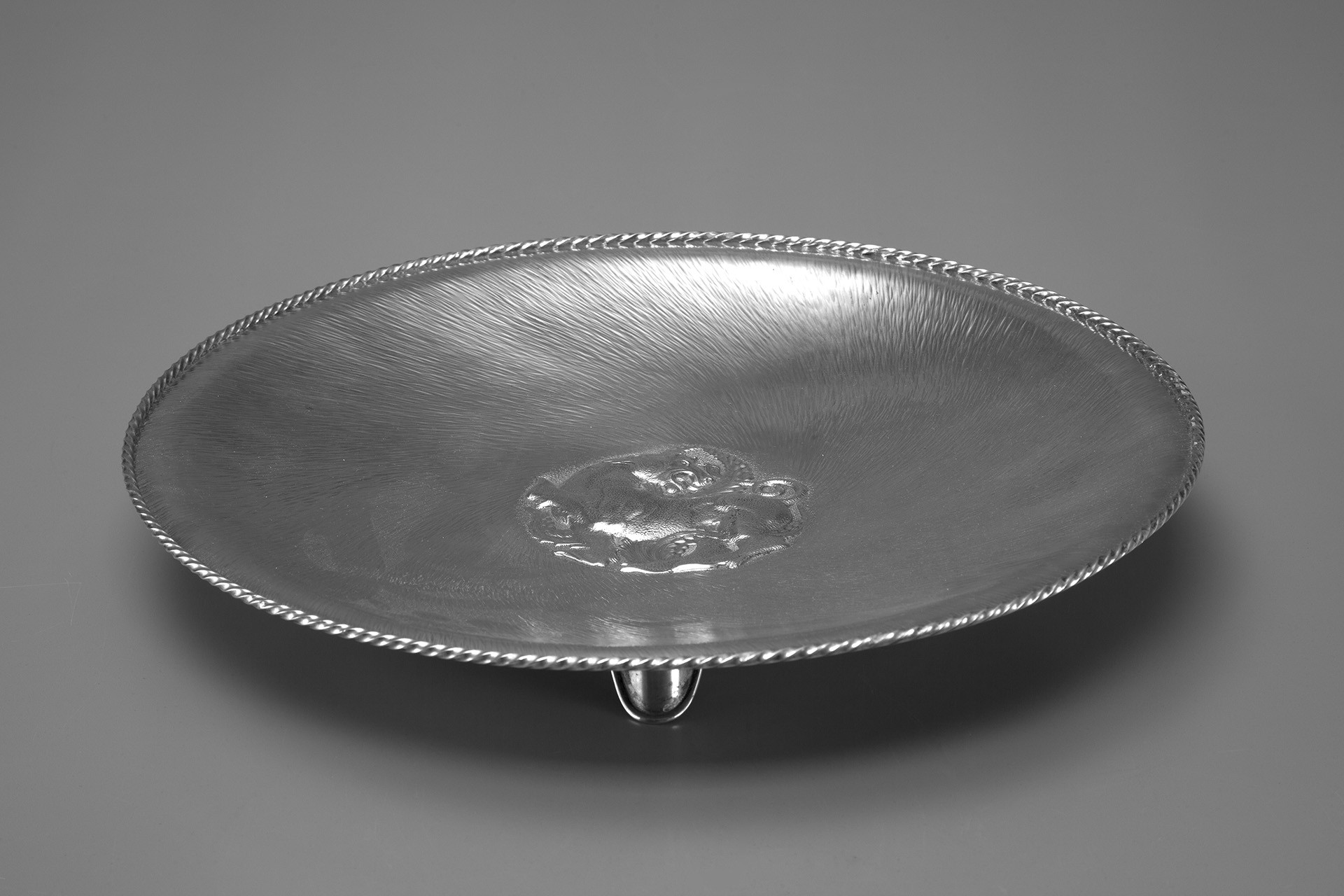 Large Silver Shallow Bowl image 2