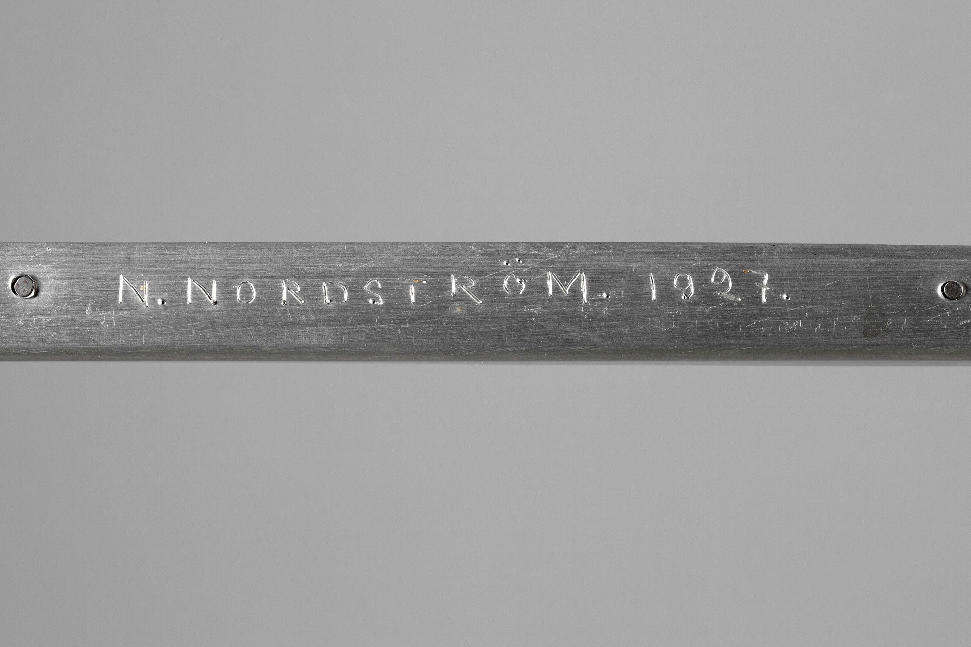 Neoclassical Pewter Mirror image 4