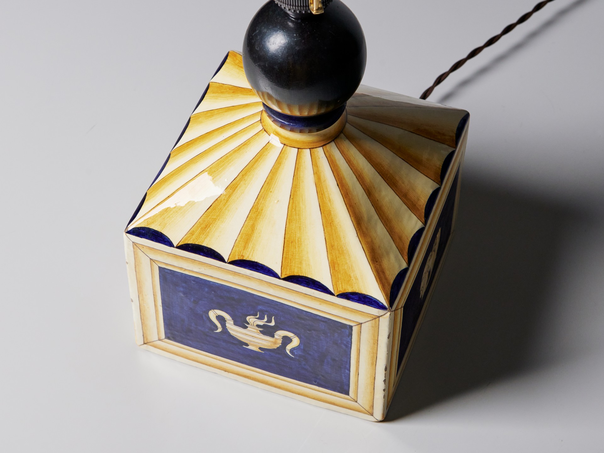 Faience Ceramic Table Lamp image 4