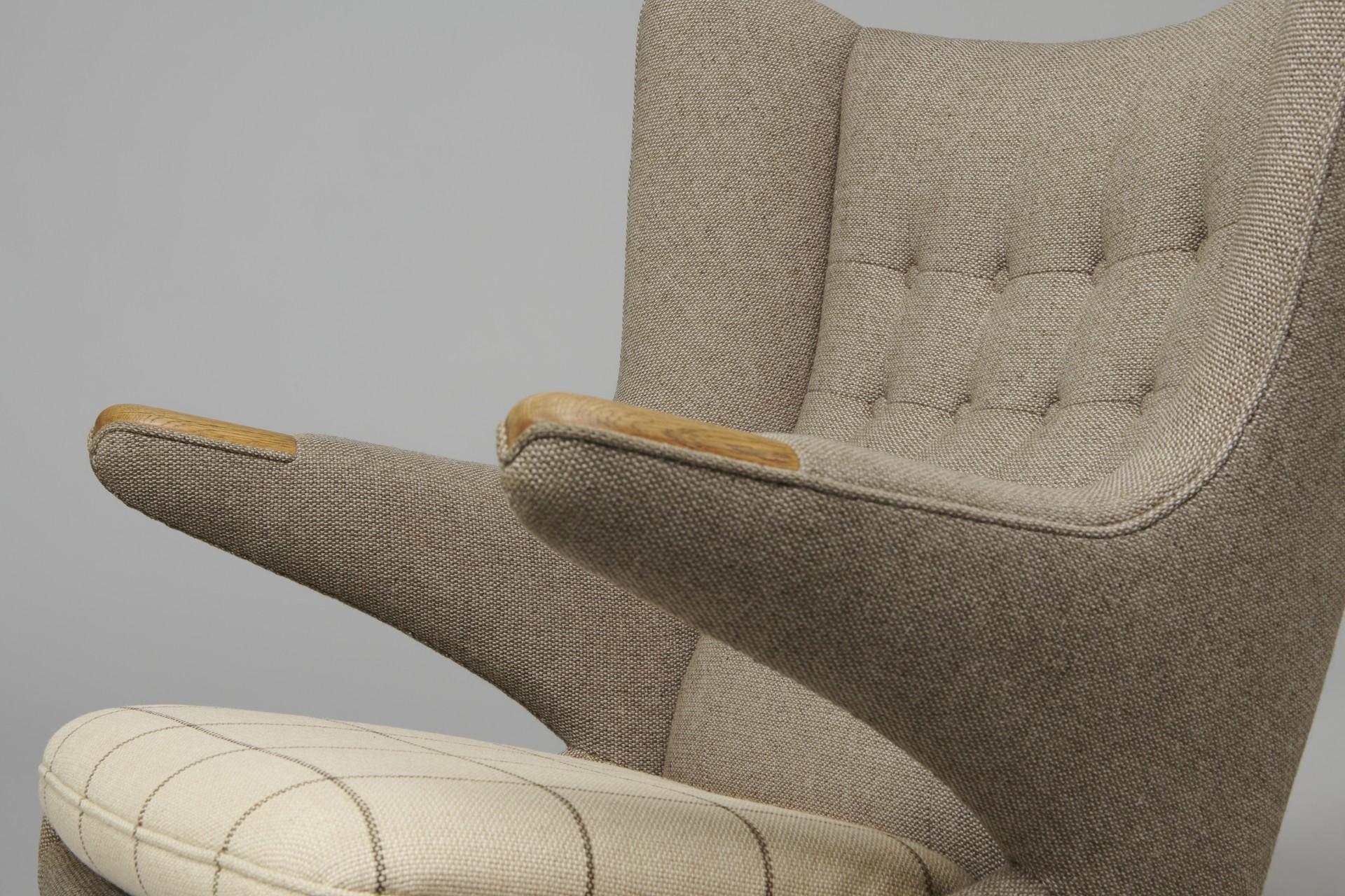 'Papa Bear' Armchair and Ottoman image 5
