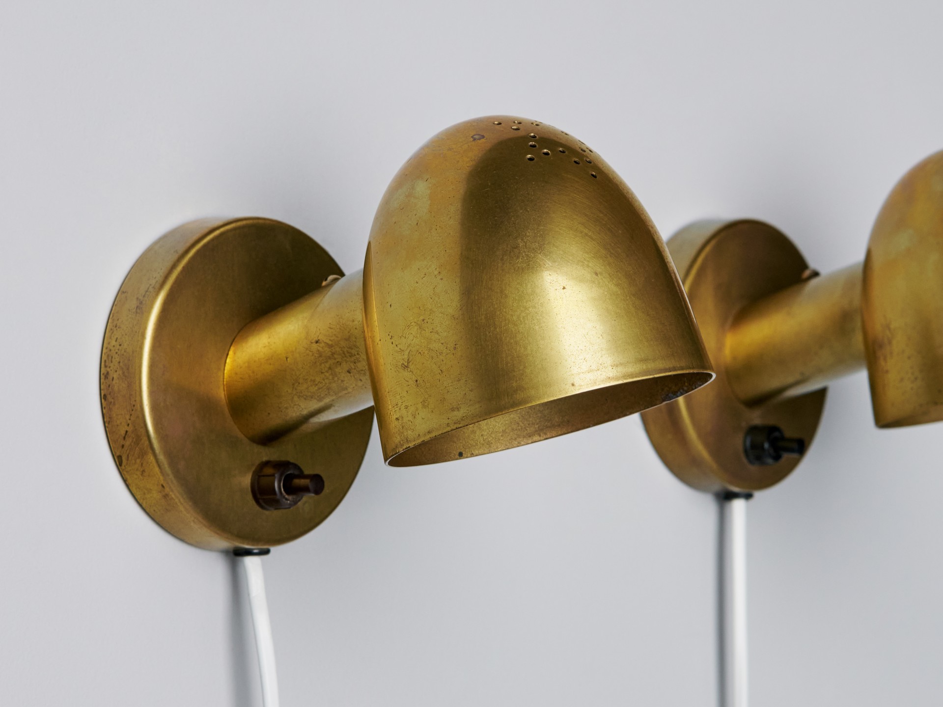 Pair of Small Danish Wall Lamps image 7