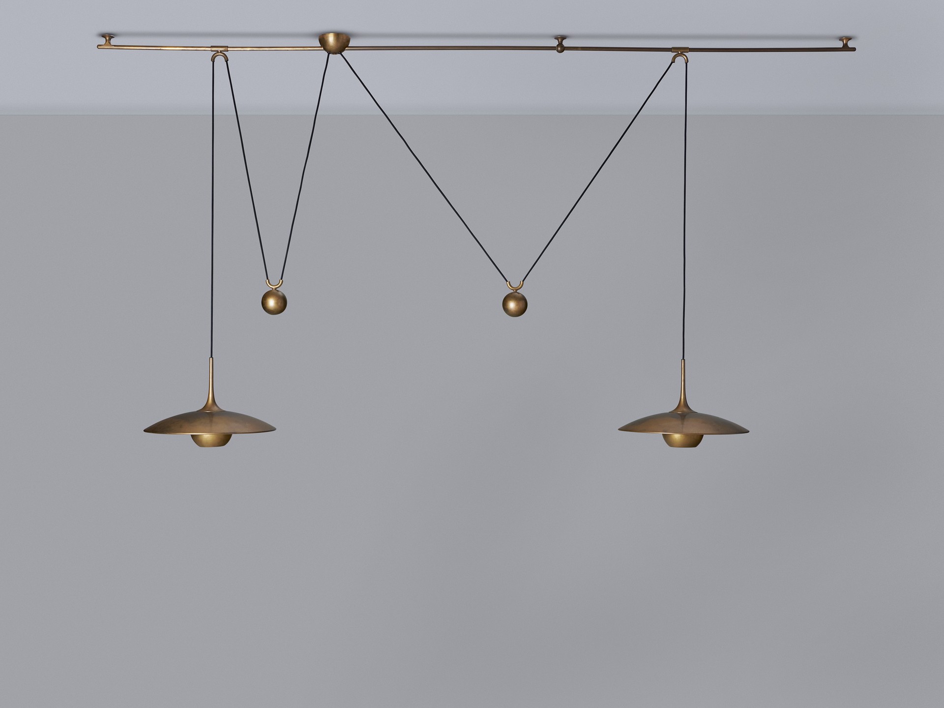 Double Counterweight Adjustable Ceiling Lamp