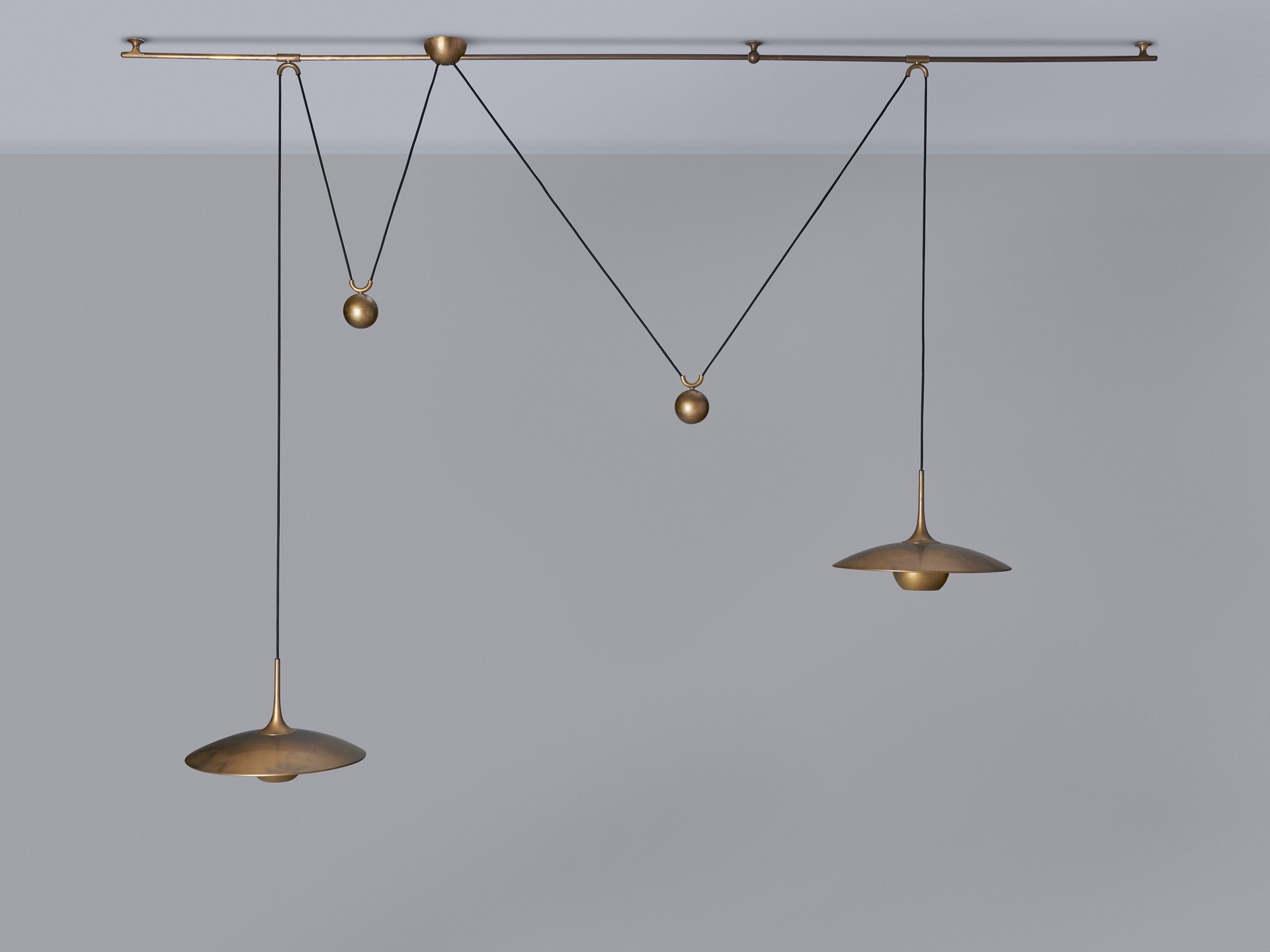 Double Counterweight Adjustable Ceiling Lamp image 2