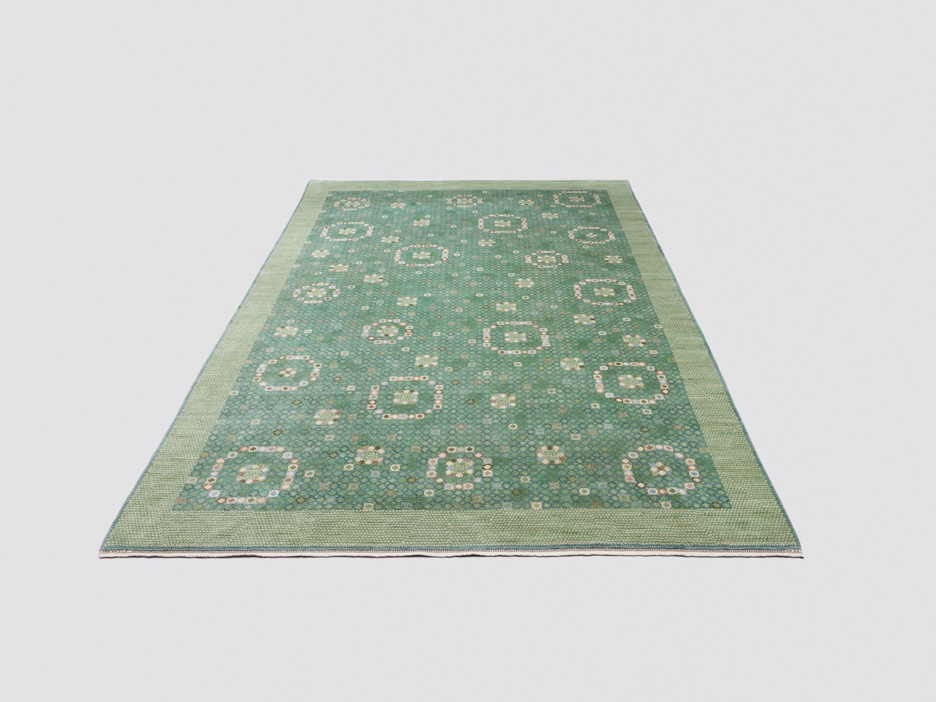 Carpet 'Bankrabatten, grön' image 3