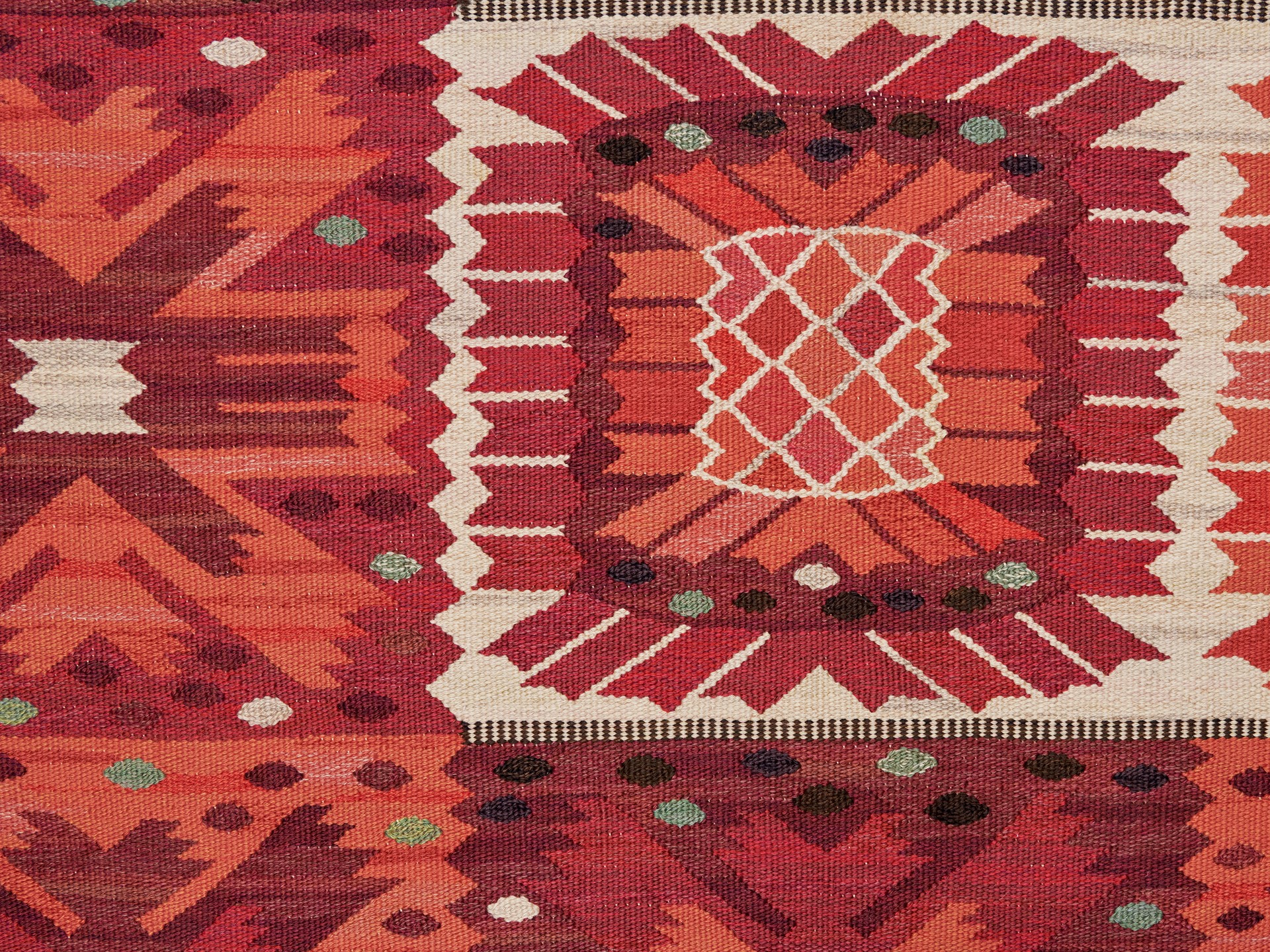 'Nejlikan, Röd' Rug image 4