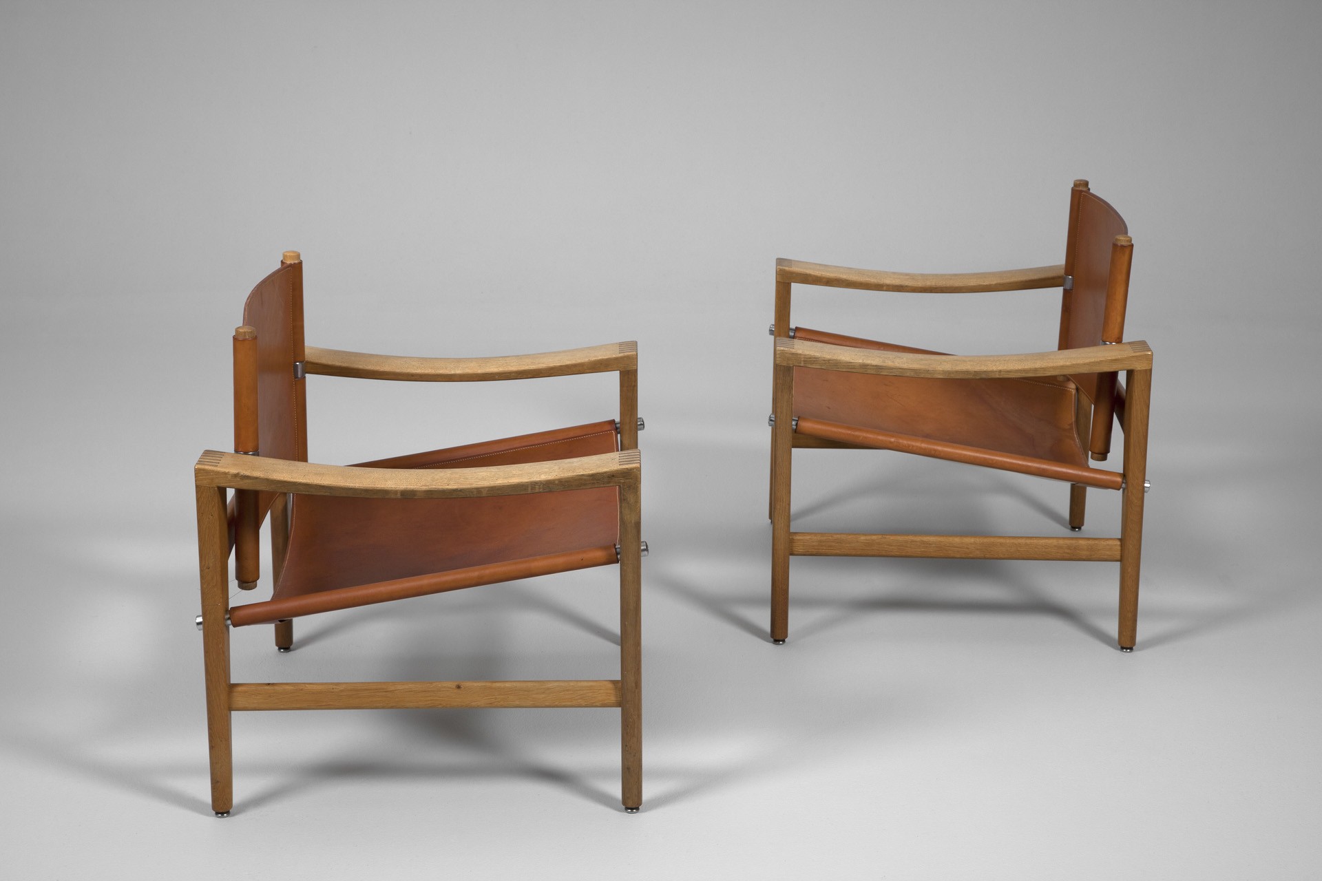 Pair of 'Sawbuck' Chairs image 2