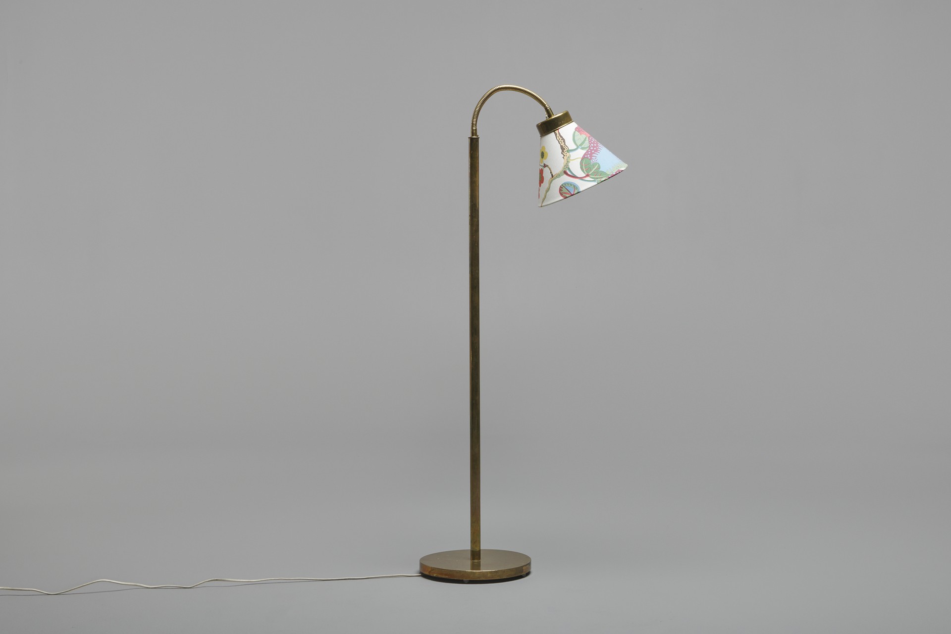 Adjustable 'Spiral' Floor Lamp, Model No. 1838