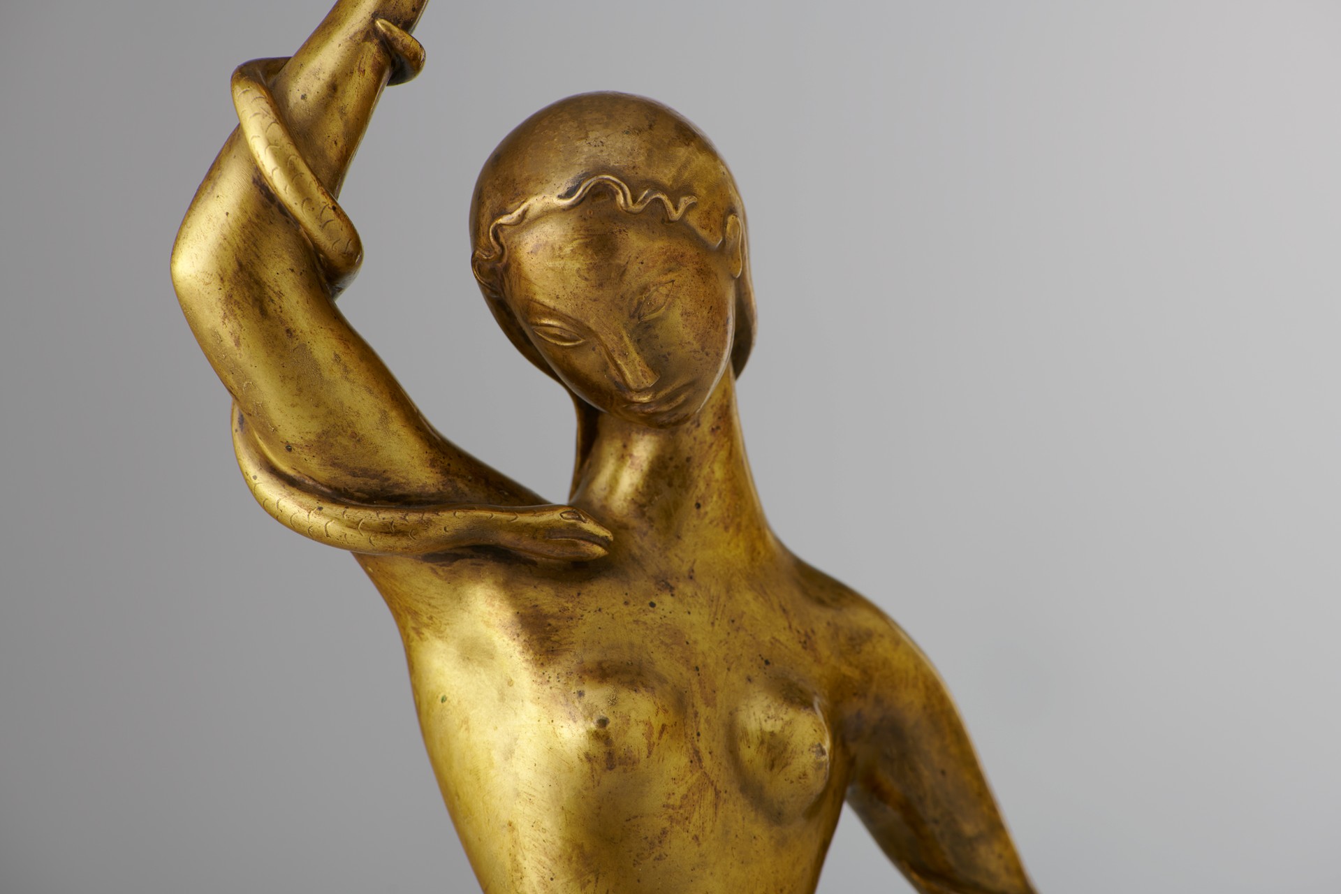 'Woman with Snakes' Sculpture image 4