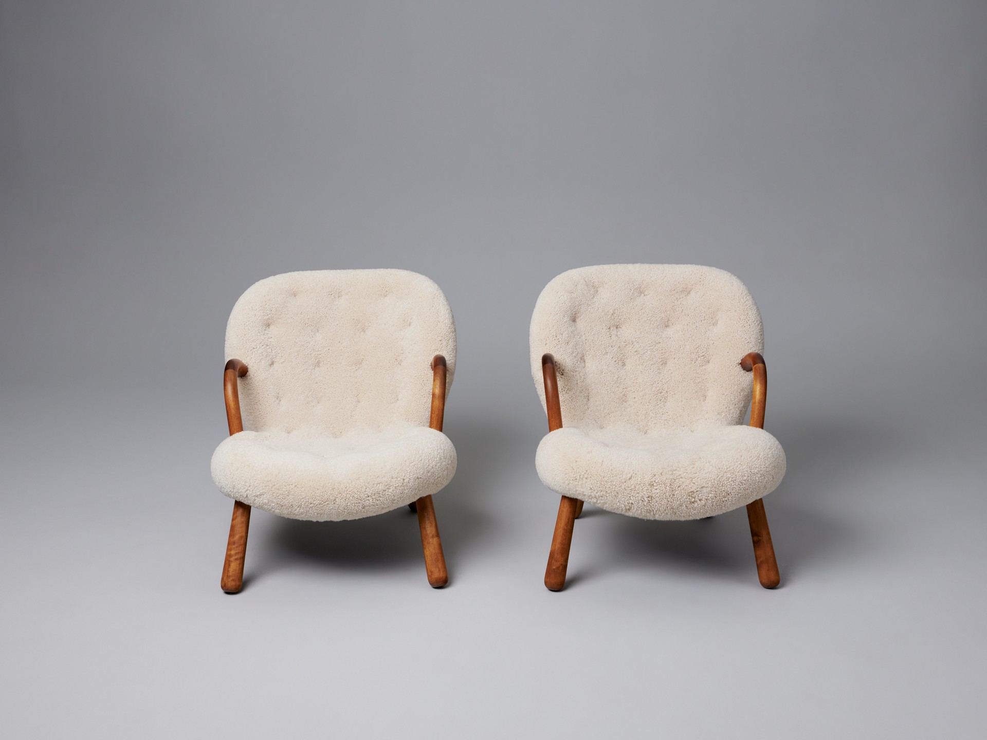 Pair of 'Clam' Armchairs image 3