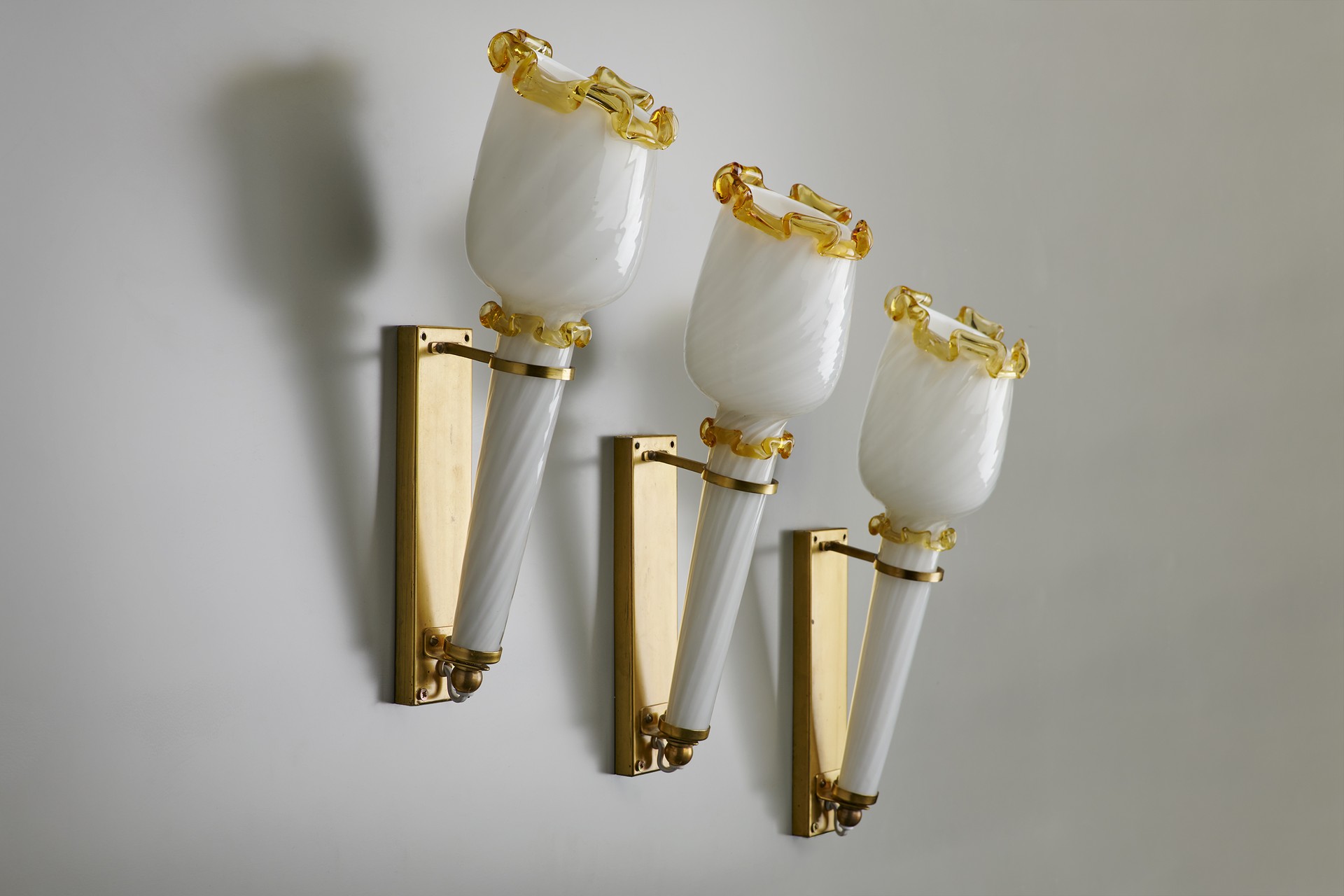 Three Wall Lamps
