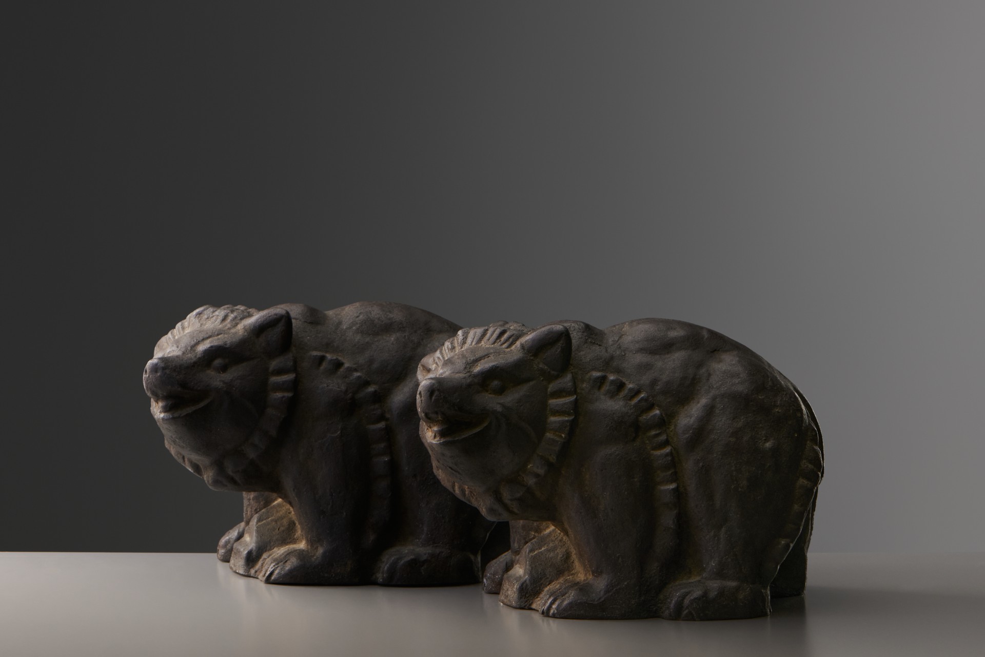 Pair of Bear Sculptures image 2