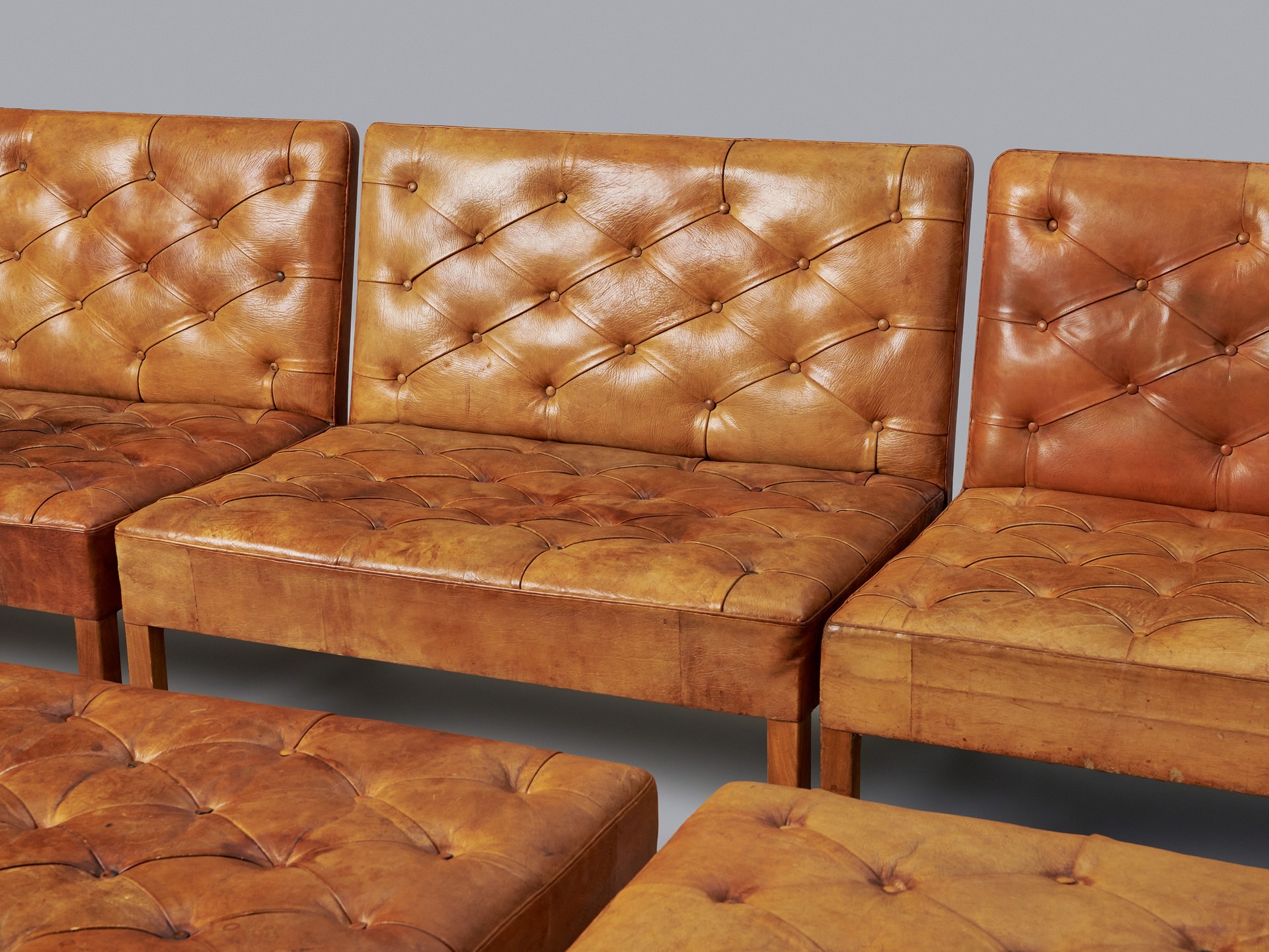 Set of three 'Addition' Sofas and Ottomans image 12