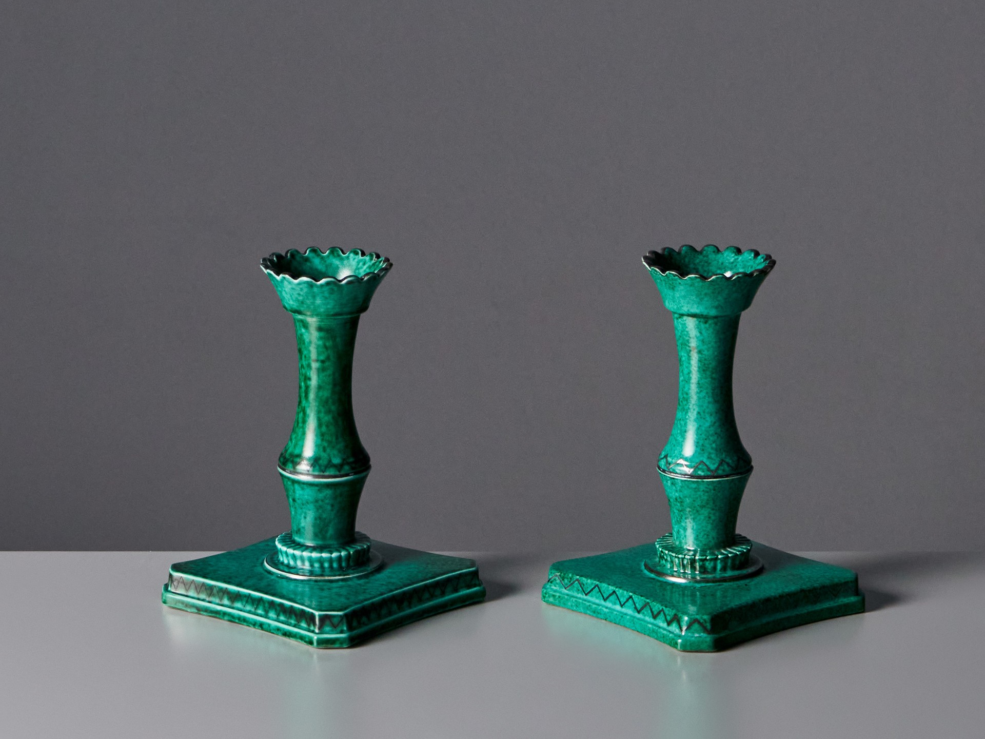 Pair of 'Argenta' Candlesticks