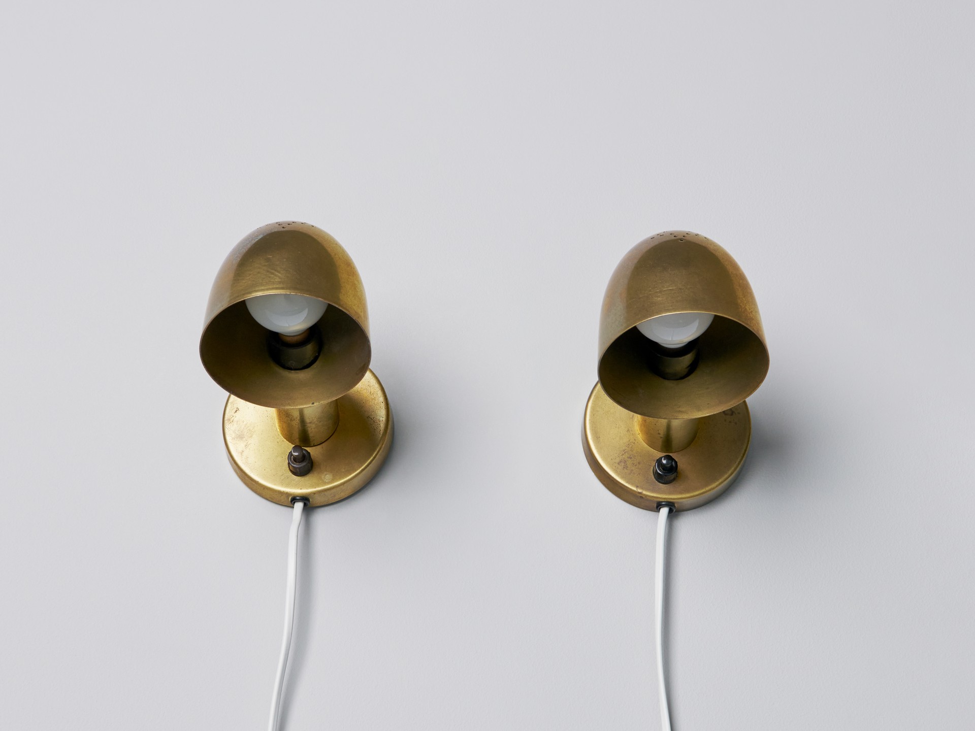 Pair of Small Danish Wall Lamps image 5