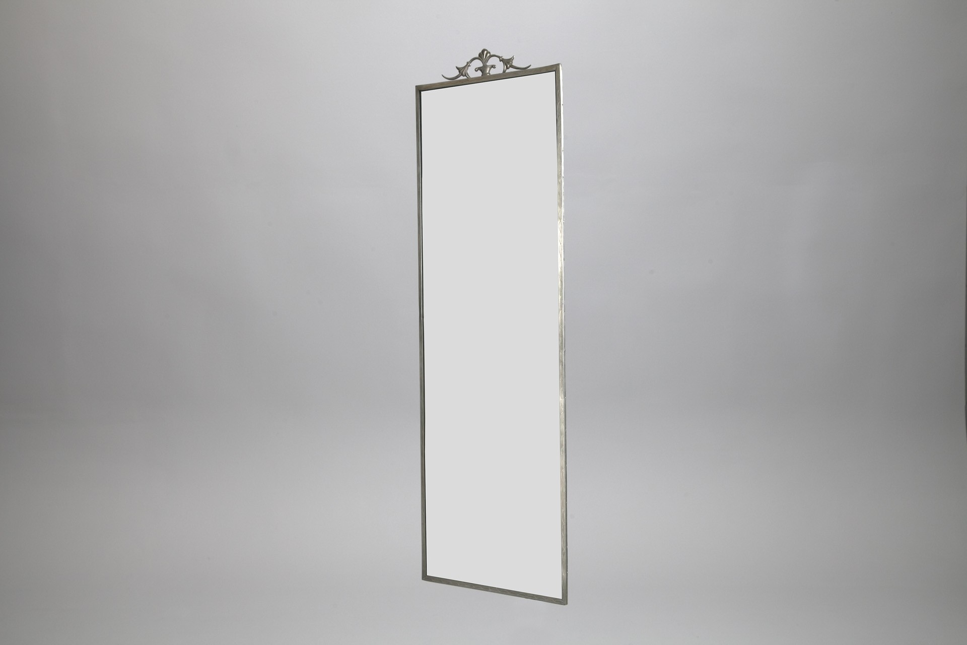 Large Pewter Mirror image 2