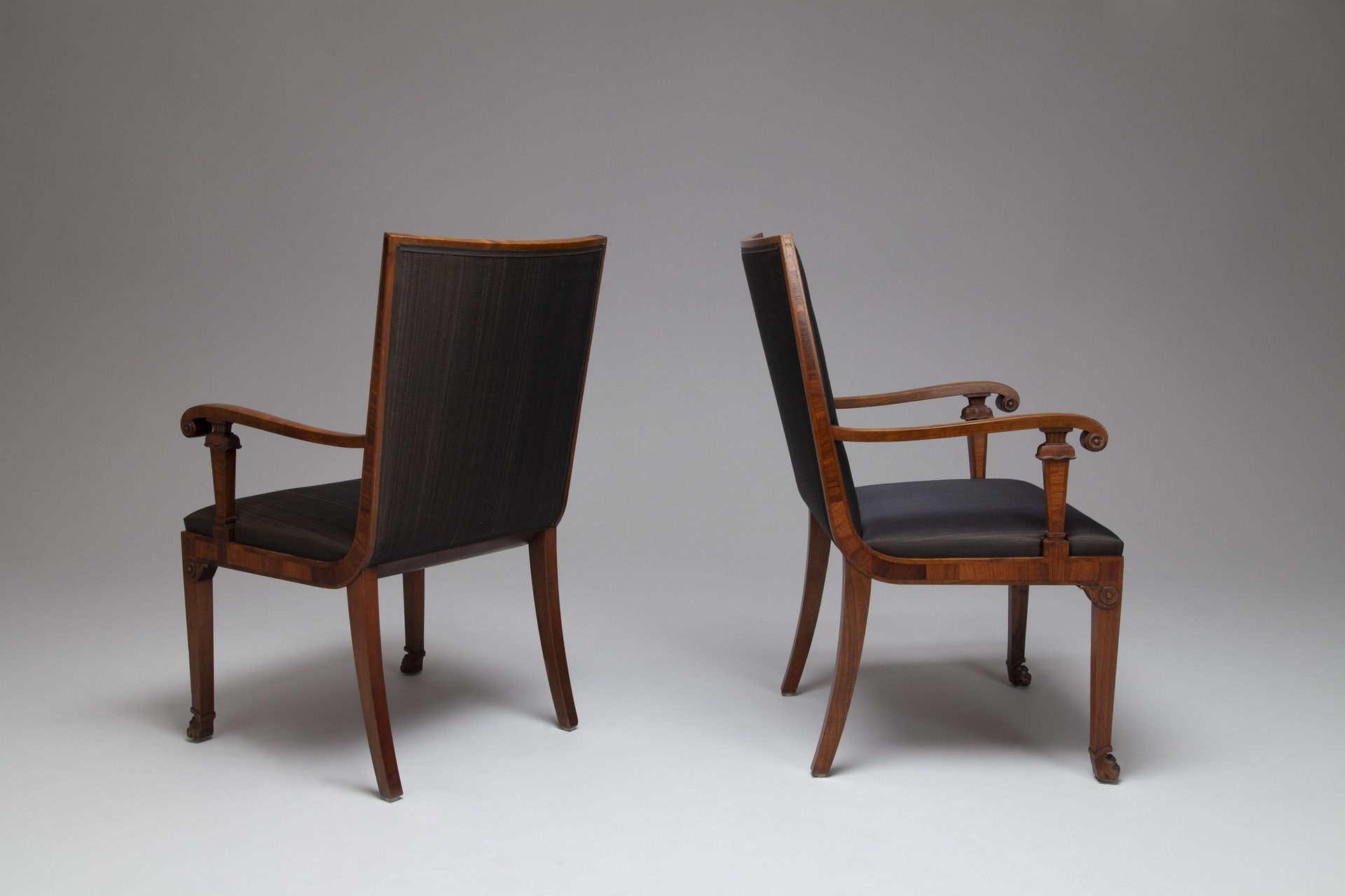 Pair of Neoclassical Armchairs image 2