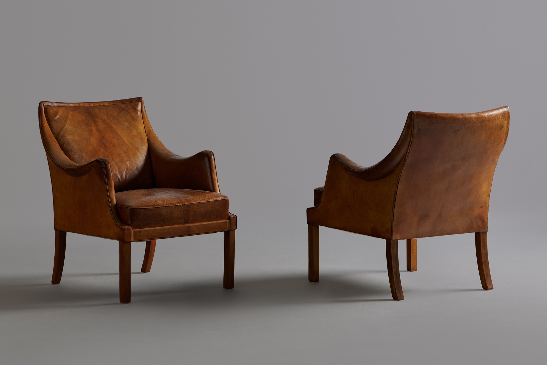 Rare Pair of Armchairs