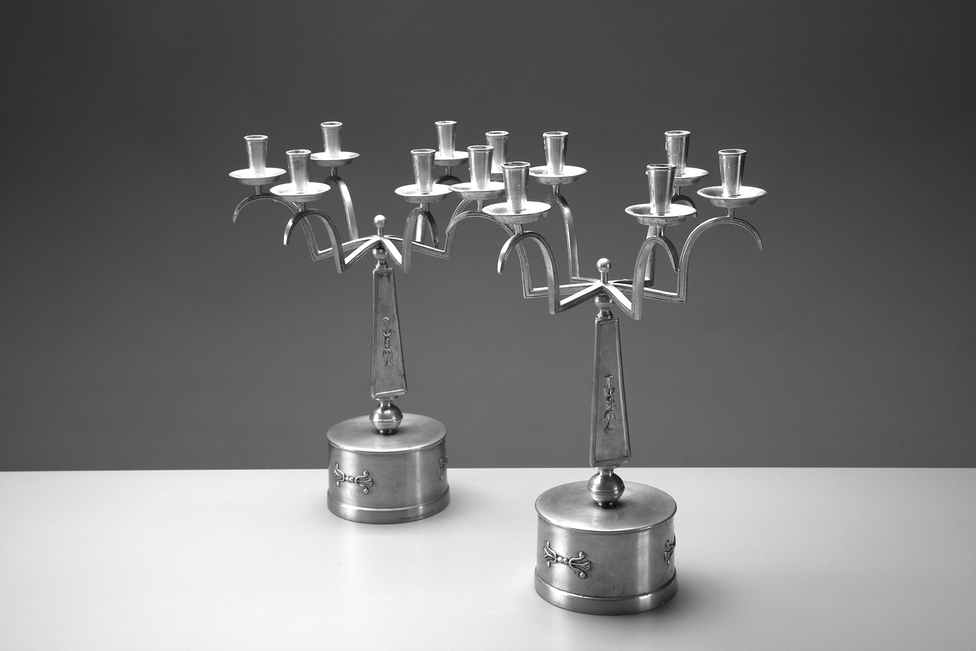 Pair of "Swedish Grace" Candelabras image 3