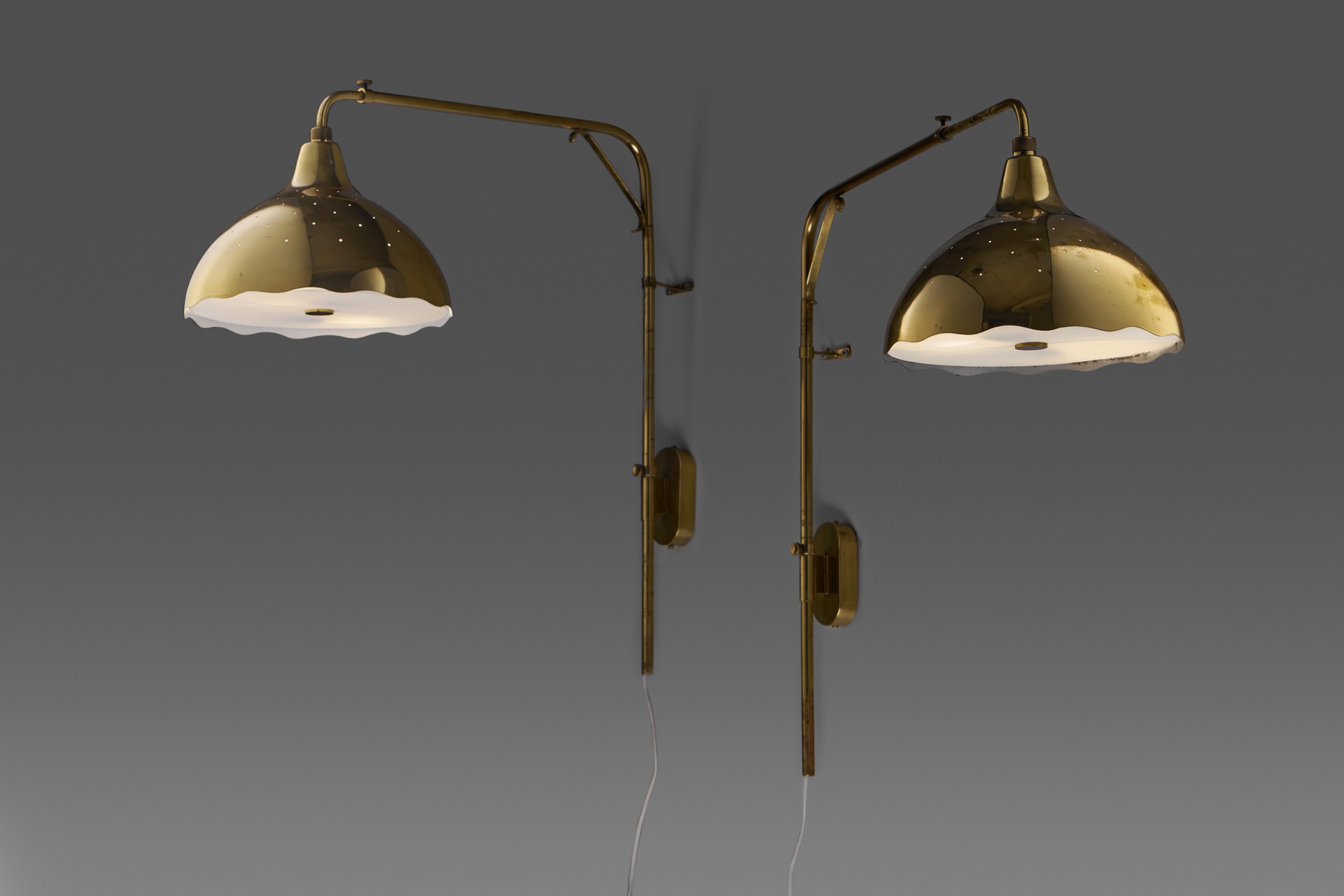 Pair of Extendable Wall Lamps