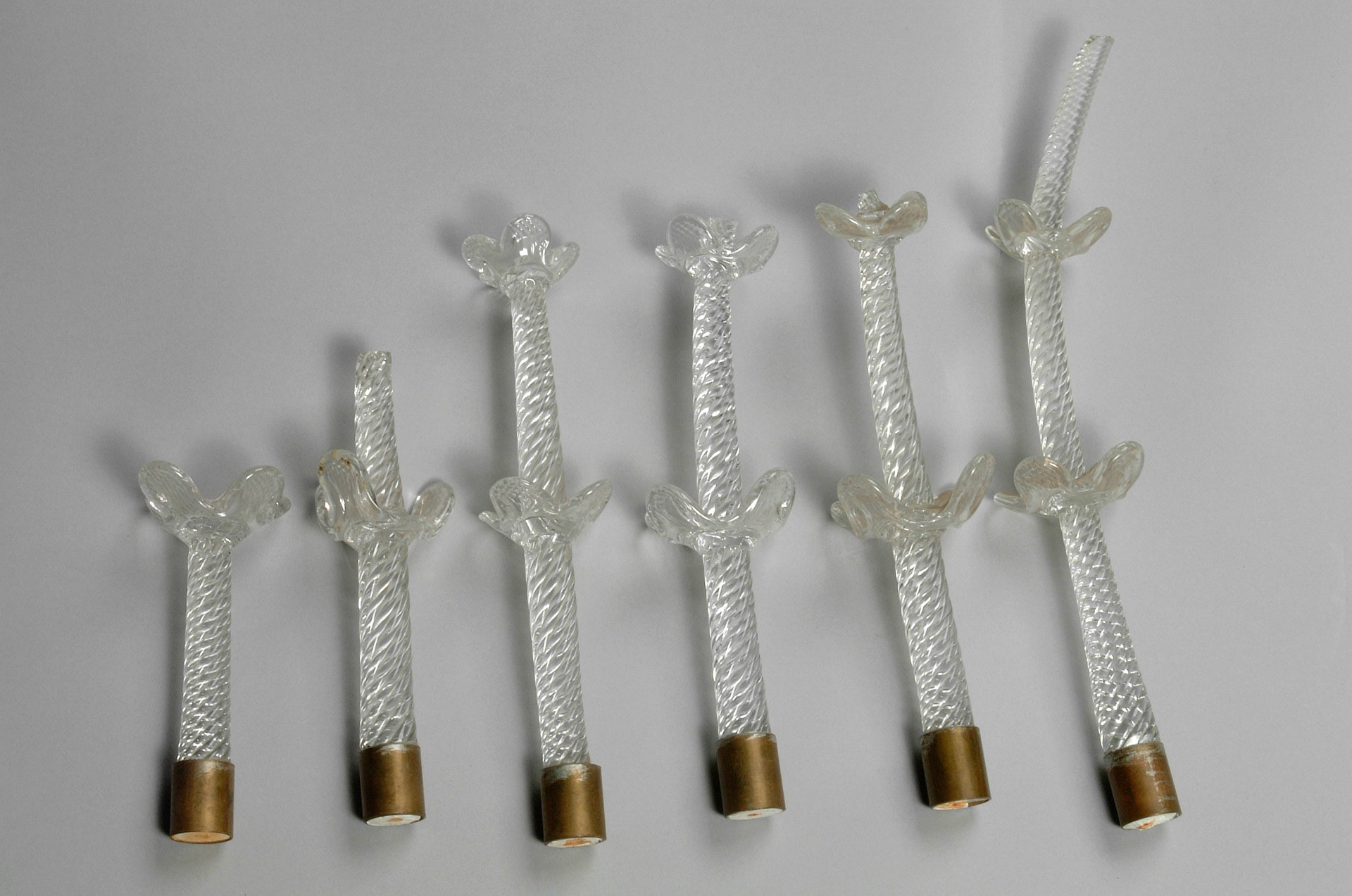 Pair of Large Orrefors Wall Fixtures image 5