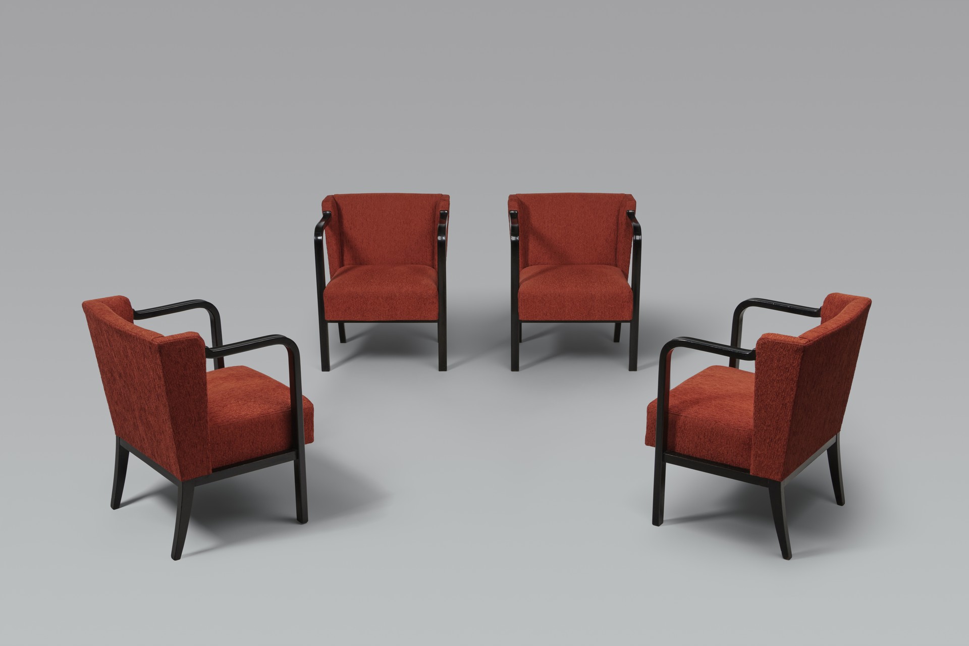Set of Four Armchairs