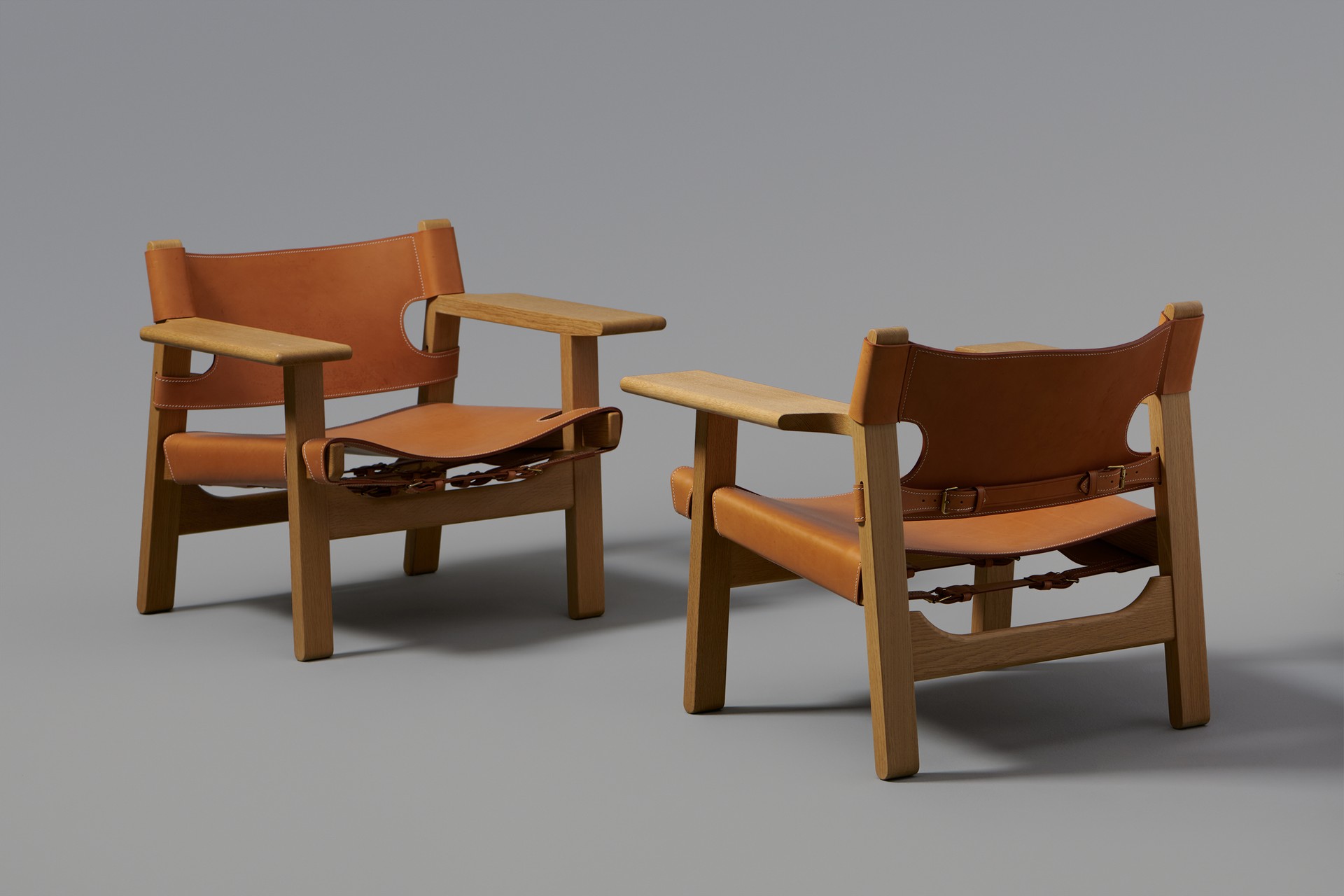 Pair of "Spanish" Armchairs, Model no. 2226