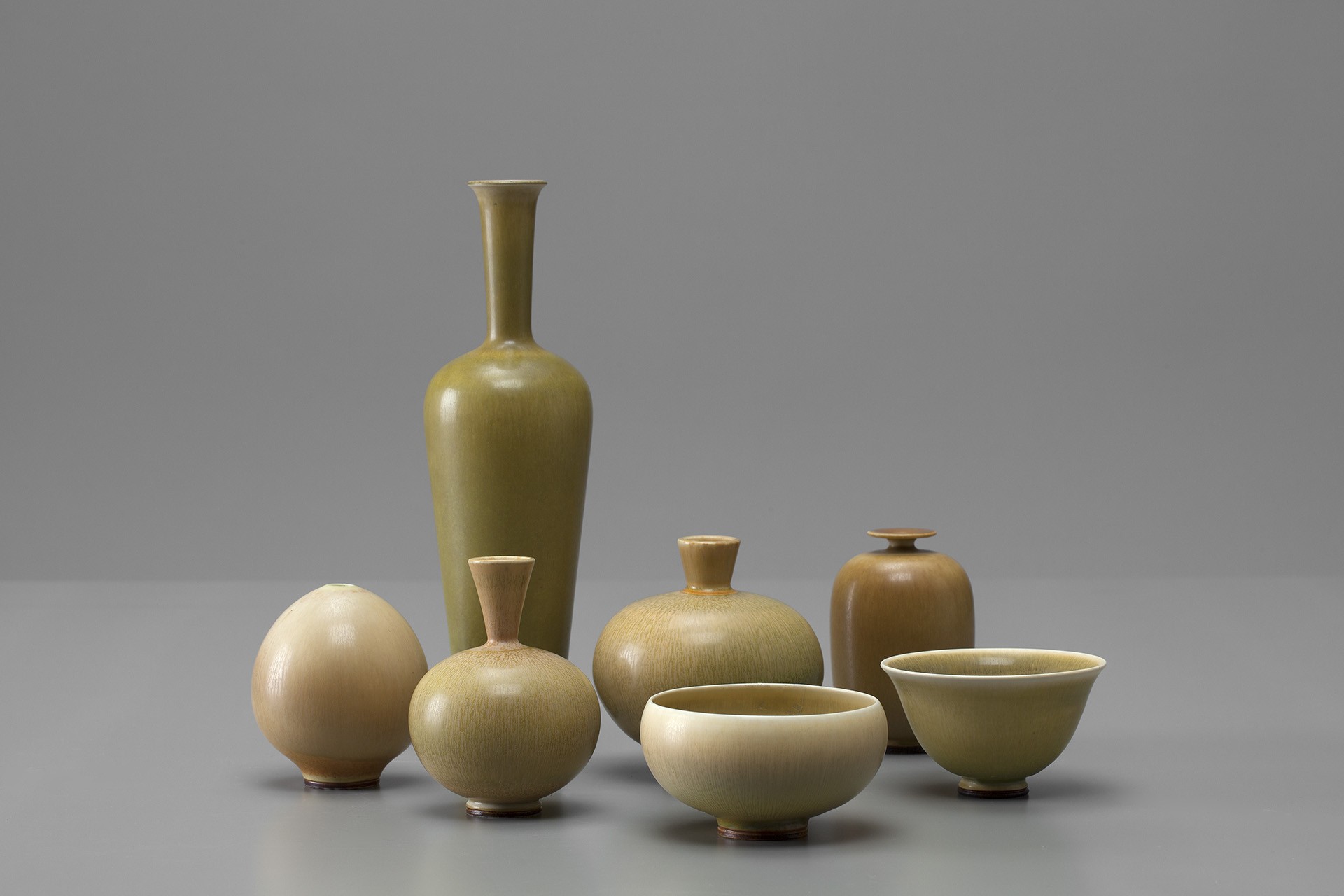 Set of Seven Vases