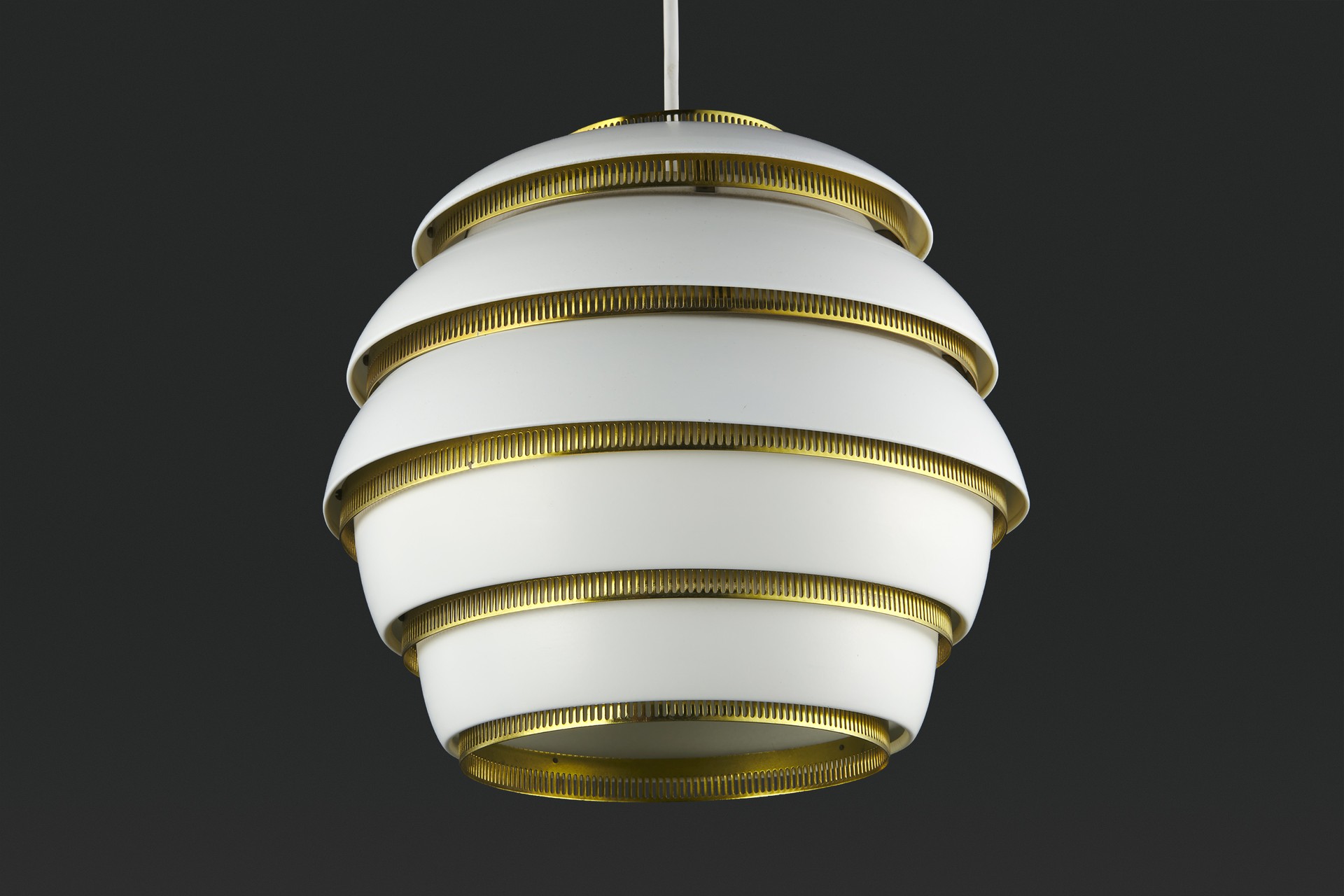 Pair of 'Beehive' Ceiling Lamps, Model no. A331 image 3