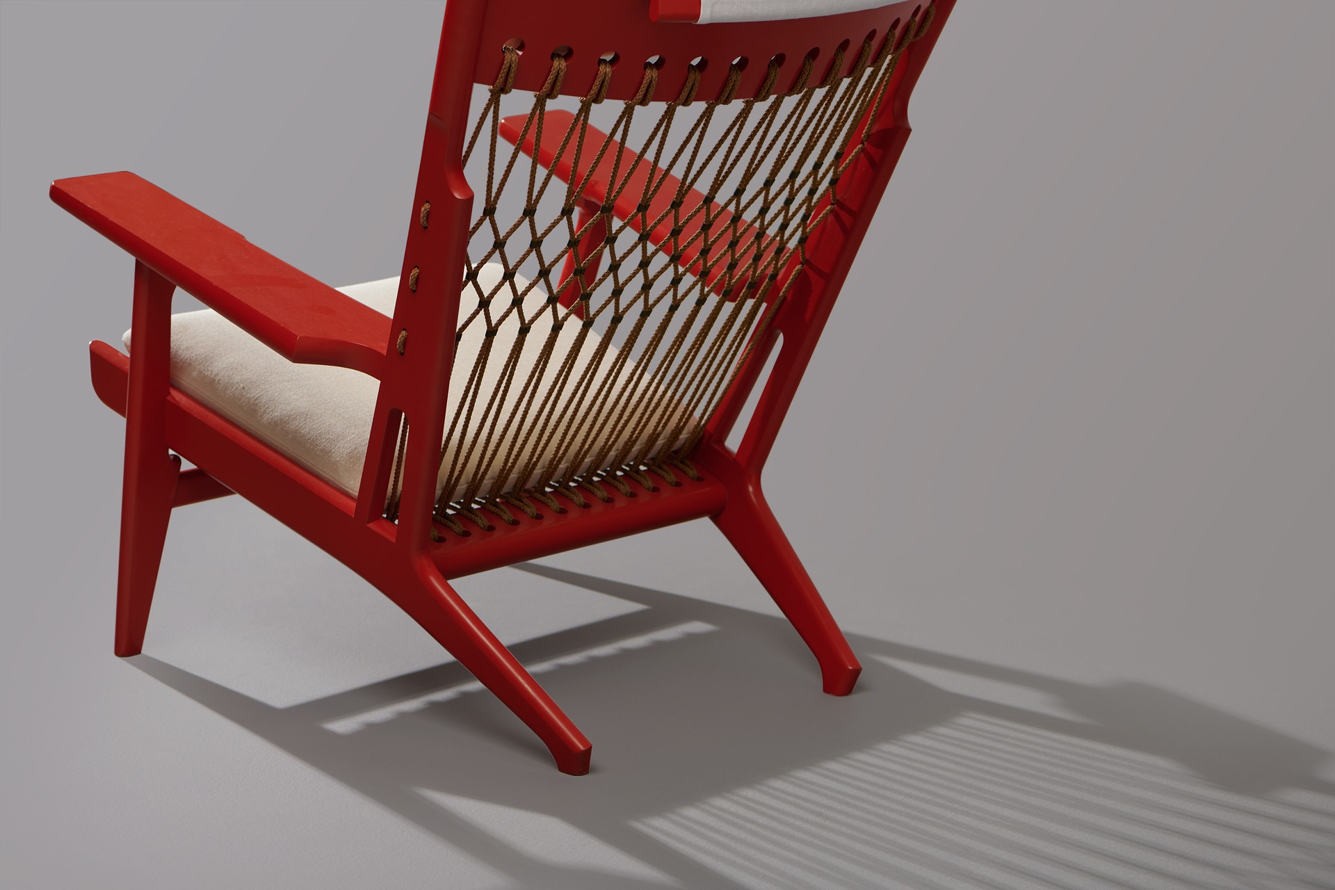 Pair of 'Web' Lounge Chairs, Model no. JH-719 image 4